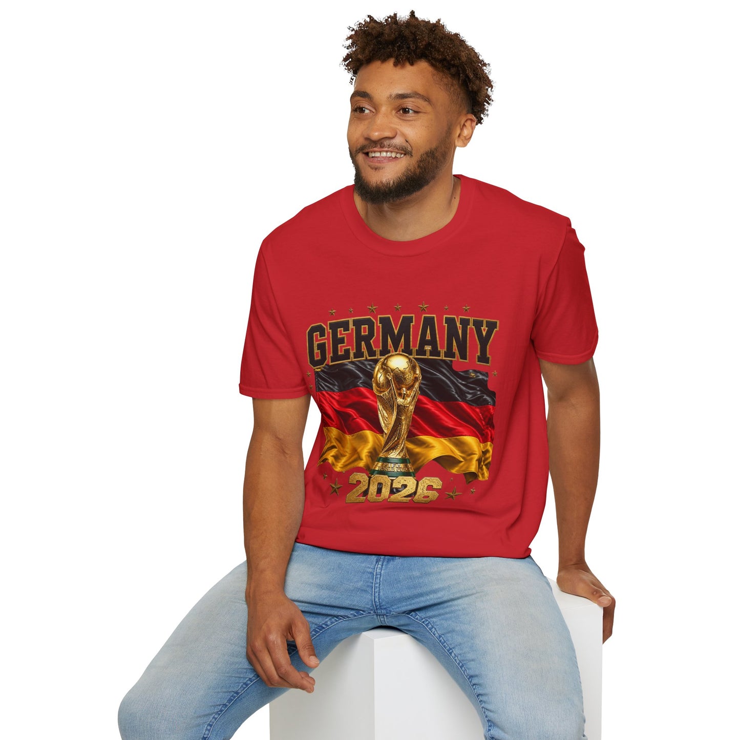 Germany World Cup 2026 T-Shirt — German Flag & Trophy Soccer Fan Tee