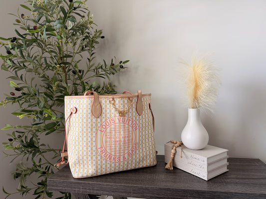 Luxe Monogram Inspired Tote Bag