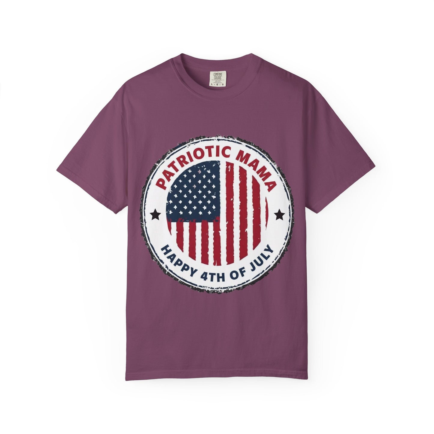 Patriotic Mama T-Shirt — Happy 4th of July American Flag Tee