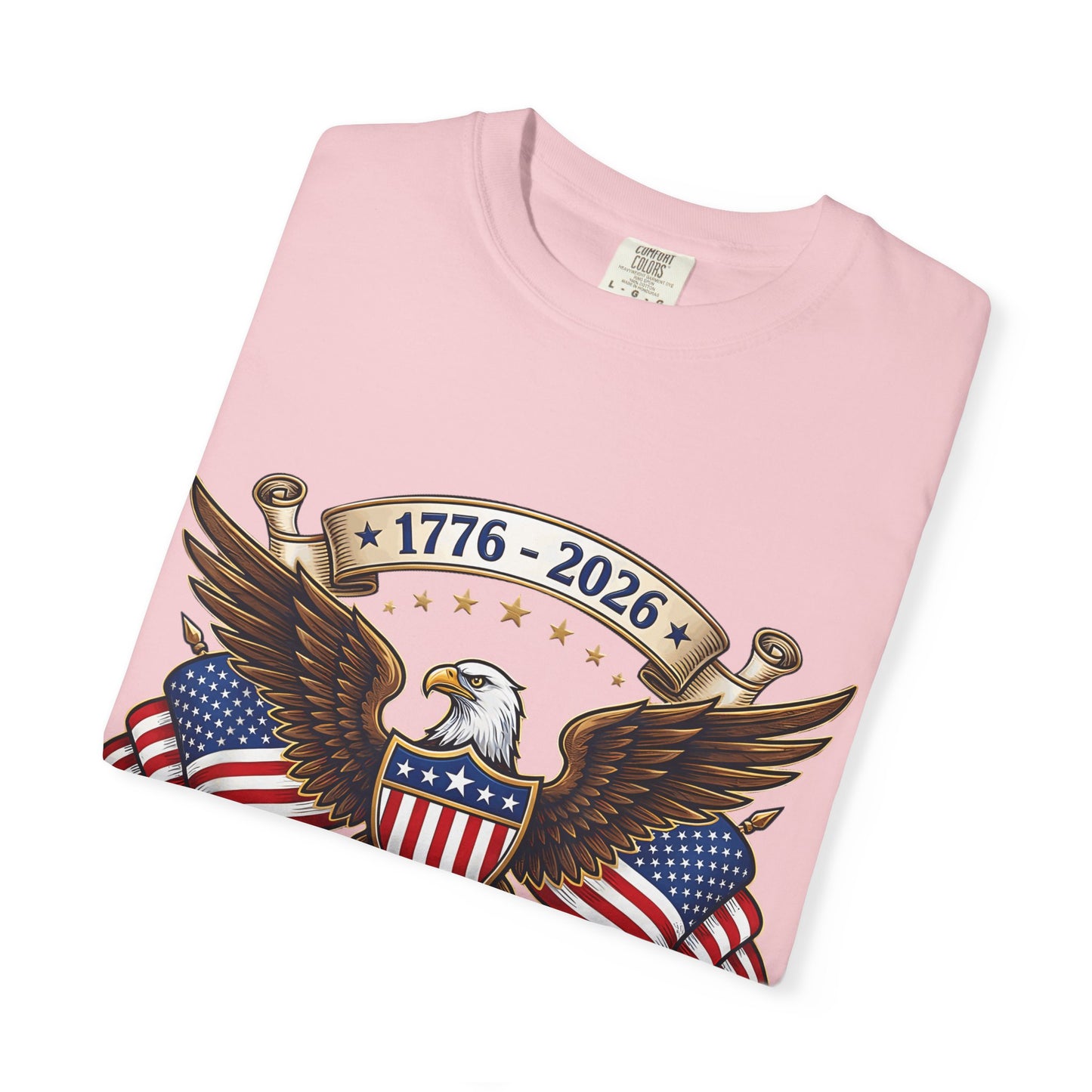 250th USA Anniversary Eagle T-Shirt — 1776–2026 Patriotic American Flag Tee
