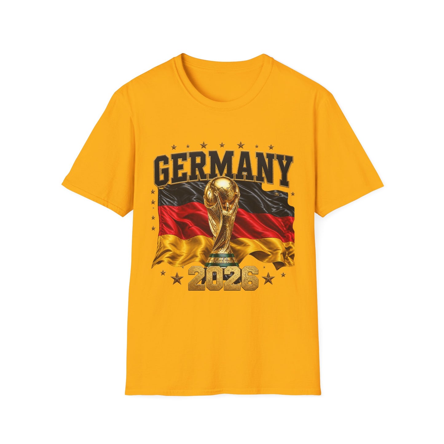 Germany World Cup 2026 T-Shirt — German Flag & Trophy Soccer Fan Tee