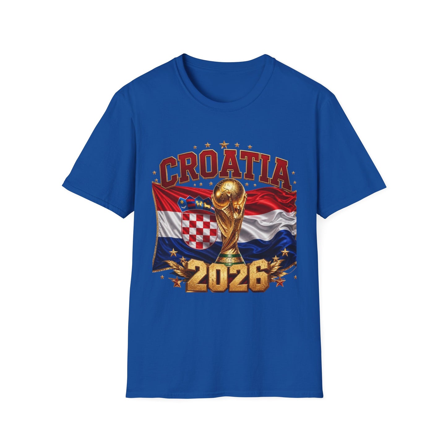 Croatia 2026 World Cup T-Shirt – FIFA Trophy Football Fan Tee