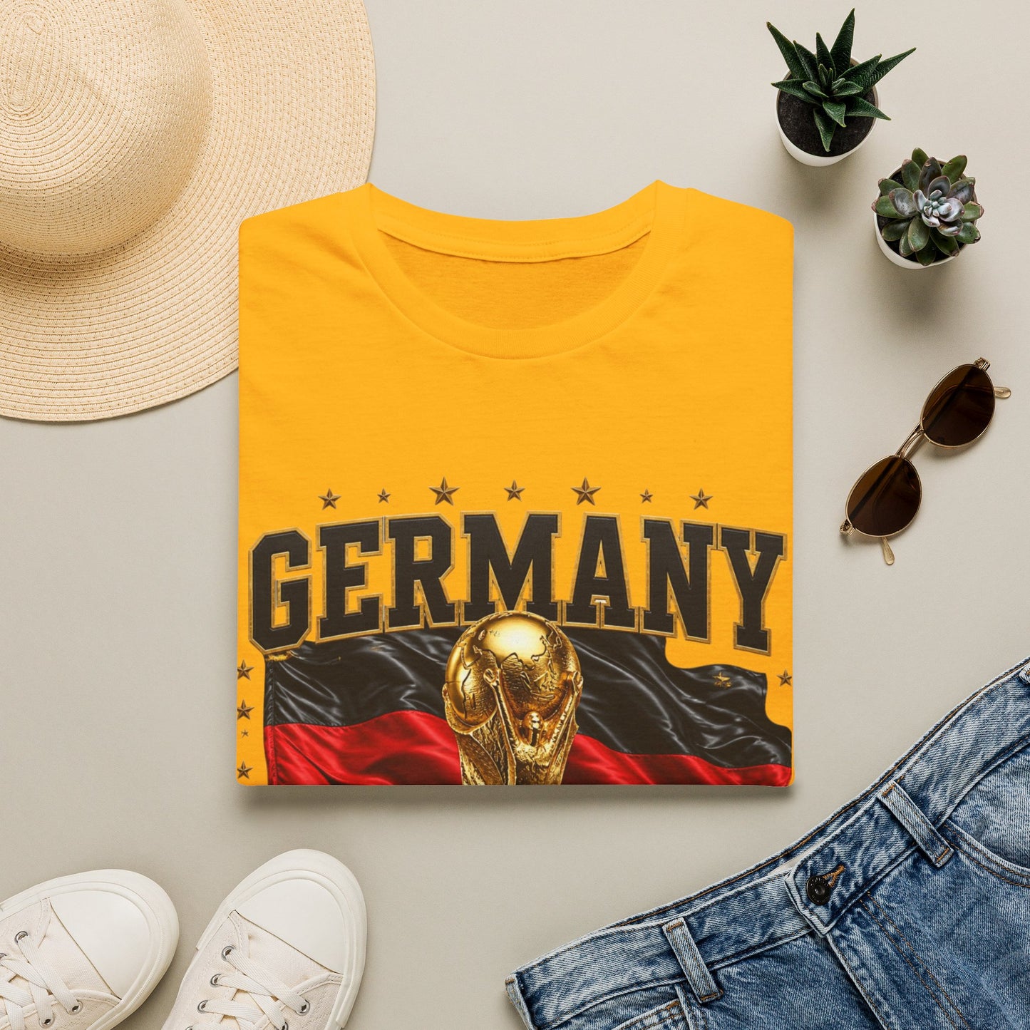 Germany World Cup 2026 T-Shirt — German Flag & Trophy Soccer Fan Tee