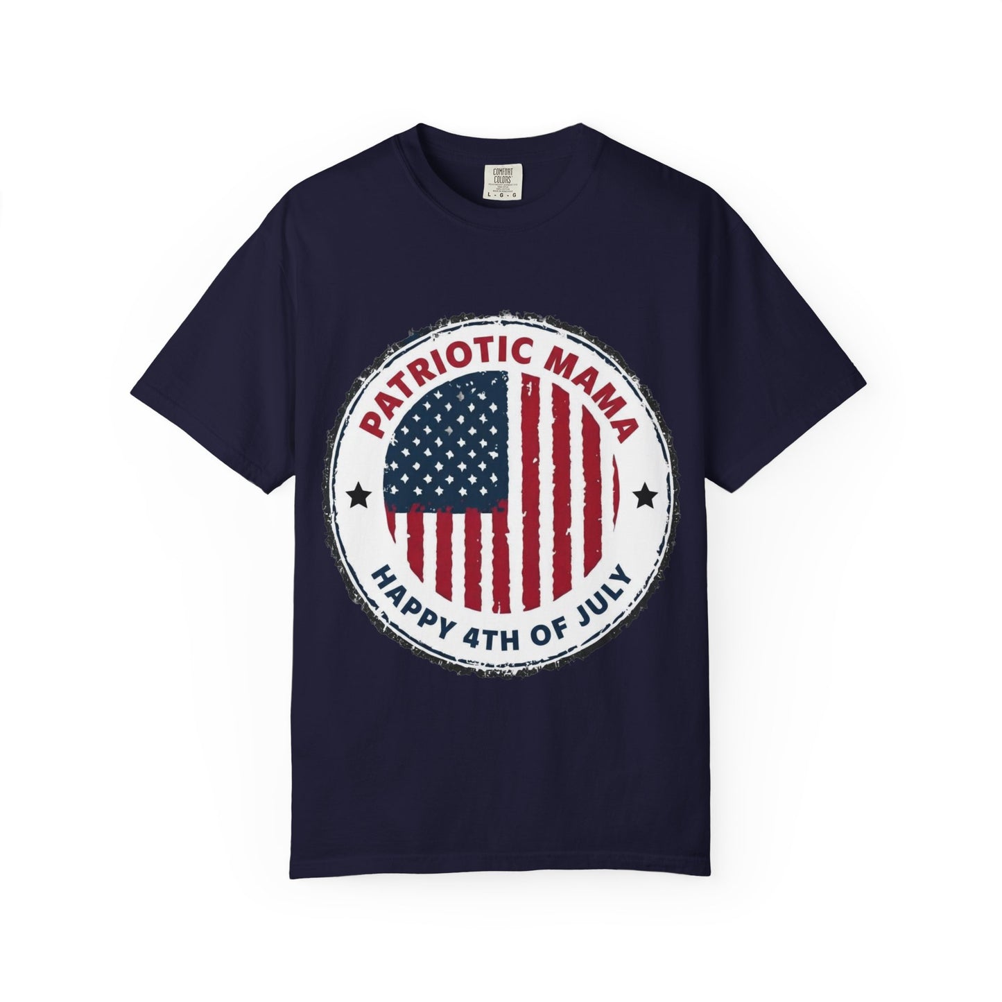 Patriotic Mama T-Shirt — Happy 4th of July American Flag Tee