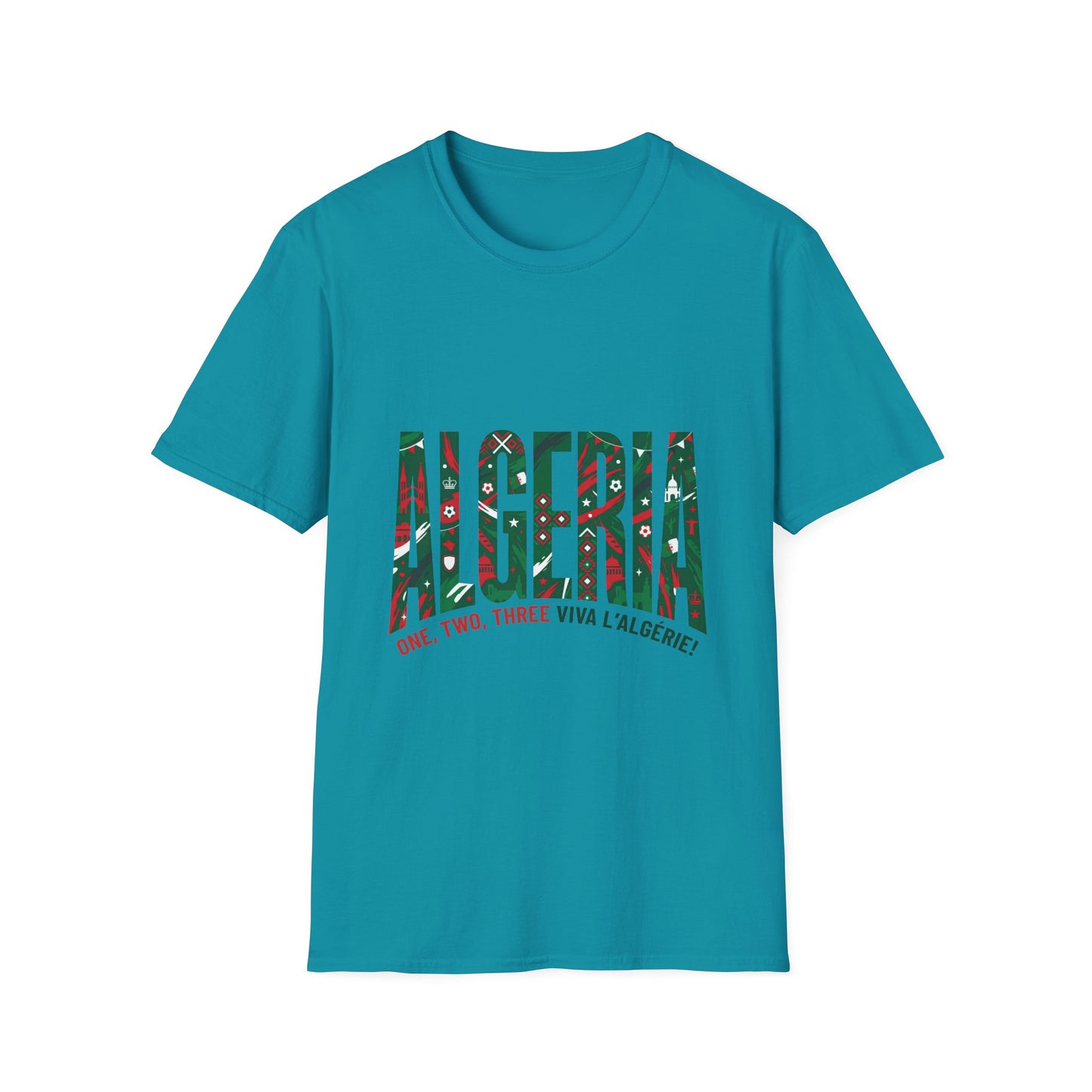 Algeria Flag Graphic T-Shirt — Viva L'Algérie Patriotic Tee