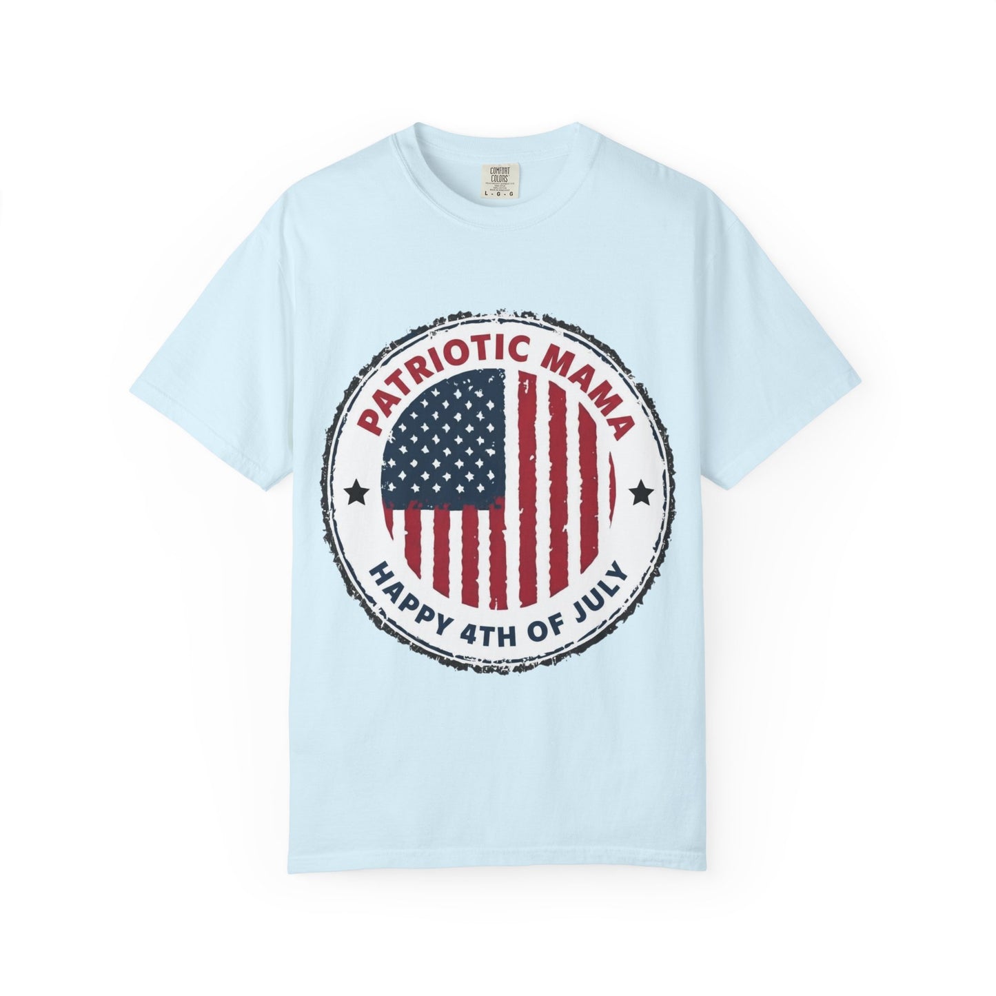 Patriotic Mama T-Shirt — Happy 4th of July American Flag Tee