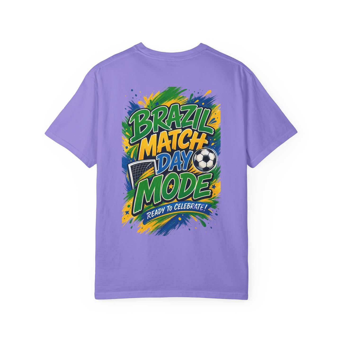 Brazil Match Day Mode T-Shirt — Soccer Fan Game Day Tee