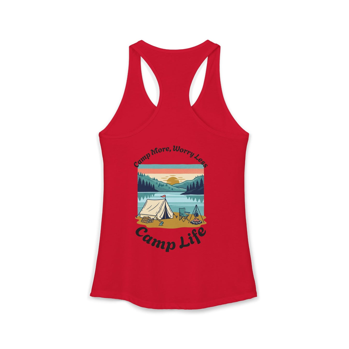Women's "Camp Life" Ideal Racerback Tank
