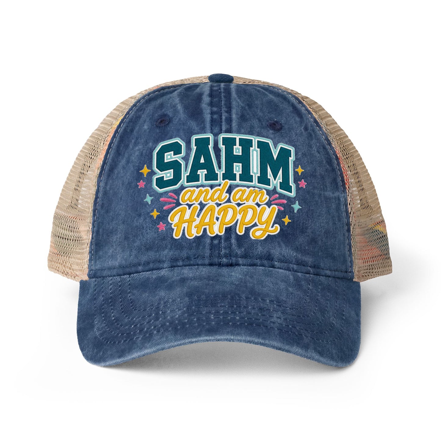 Women's Washed Mesh-Back Cap