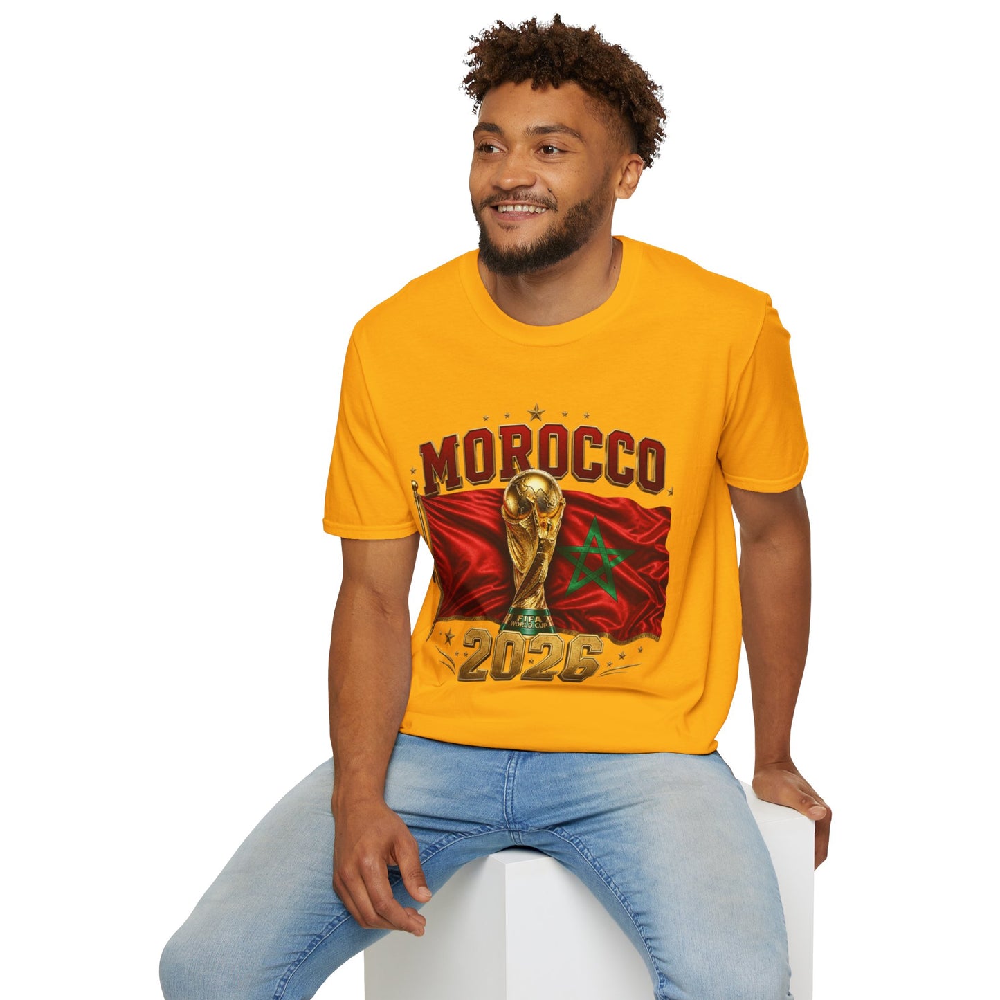 Morocco 2026 World Cup T-Shirt — Football World Cup Soccer Fan Tee