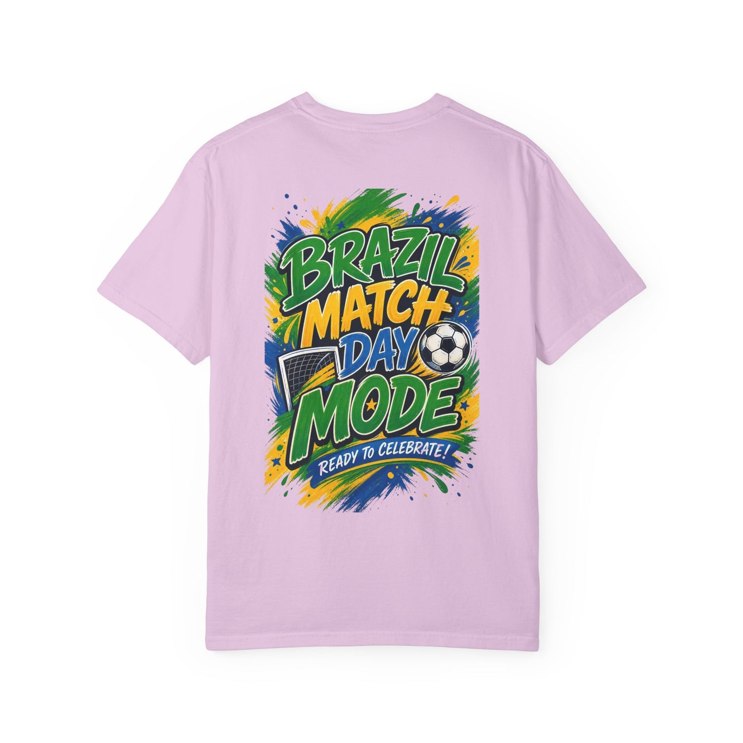 Brazil Match Day Mode T-Shirt — Soccer Fan Game Day Tee