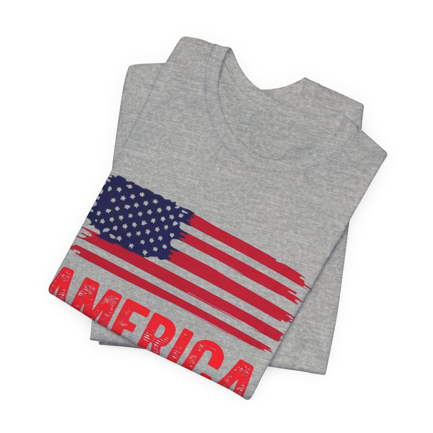 America Babe T-Shirt — Patriotic 4th of July Flag Tee