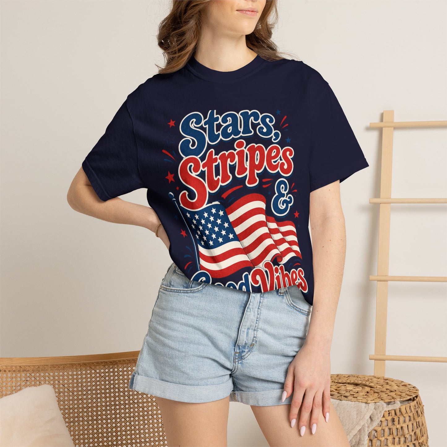 Stars, Stripes & Good Vibes T‑Shirt
