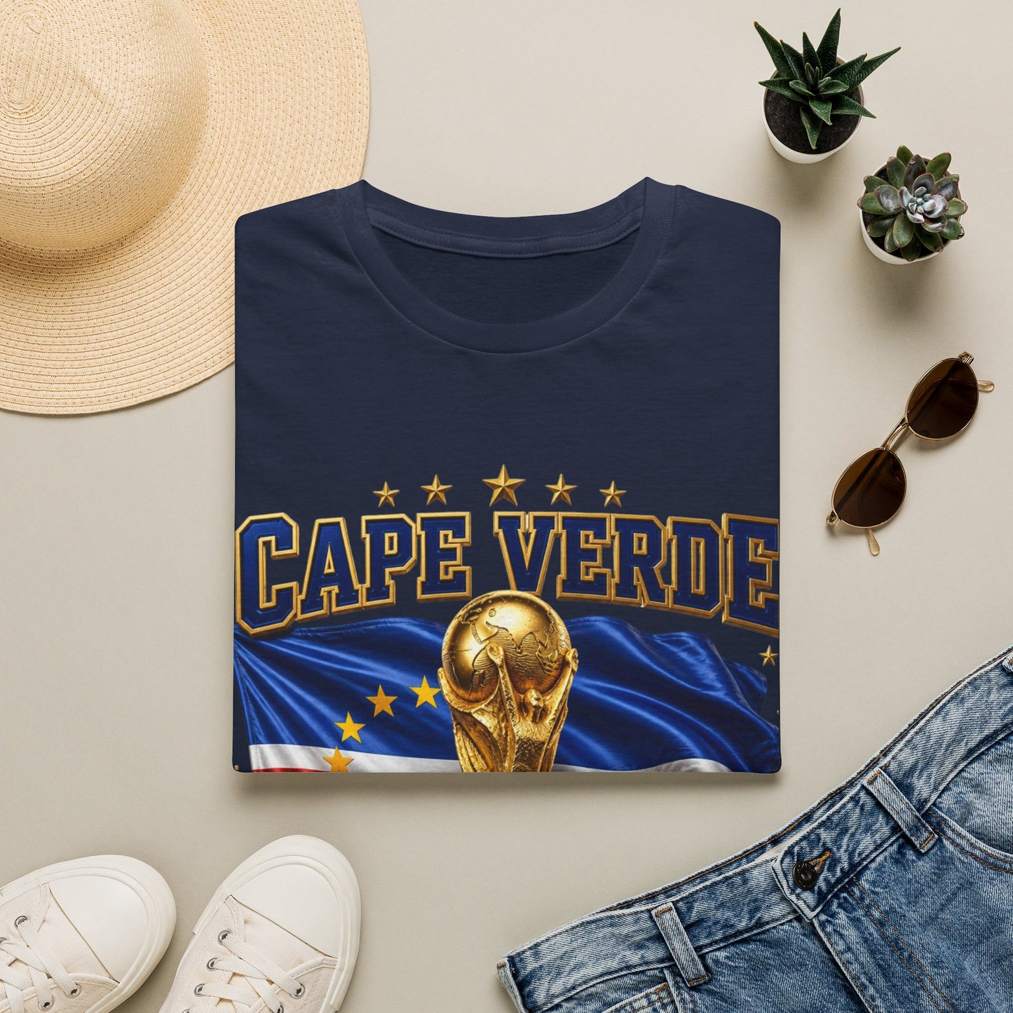 Cape Verde 2026 World Cup T-Shirt — Football Fans Jersey