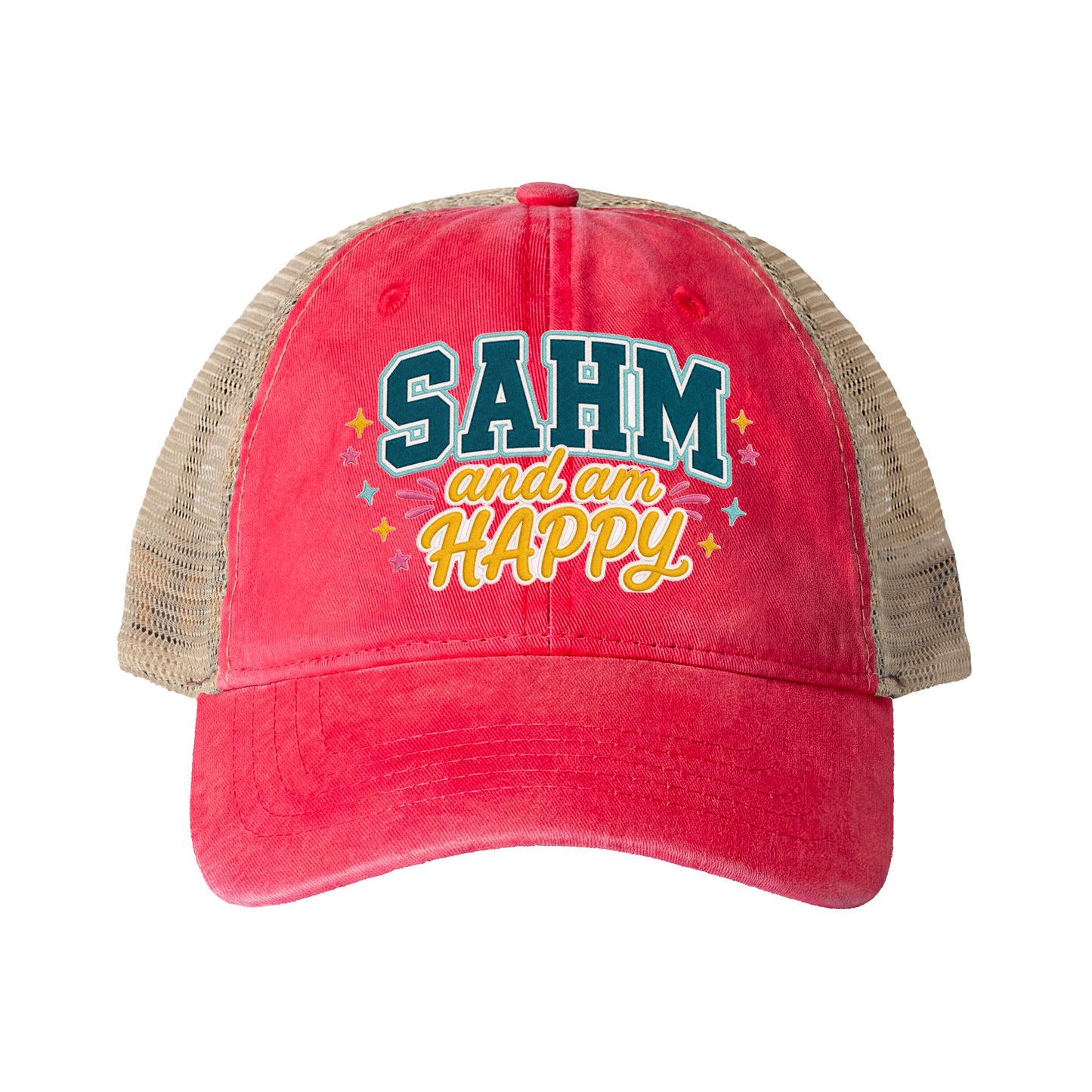Women's Washed Mesh-Back Cap