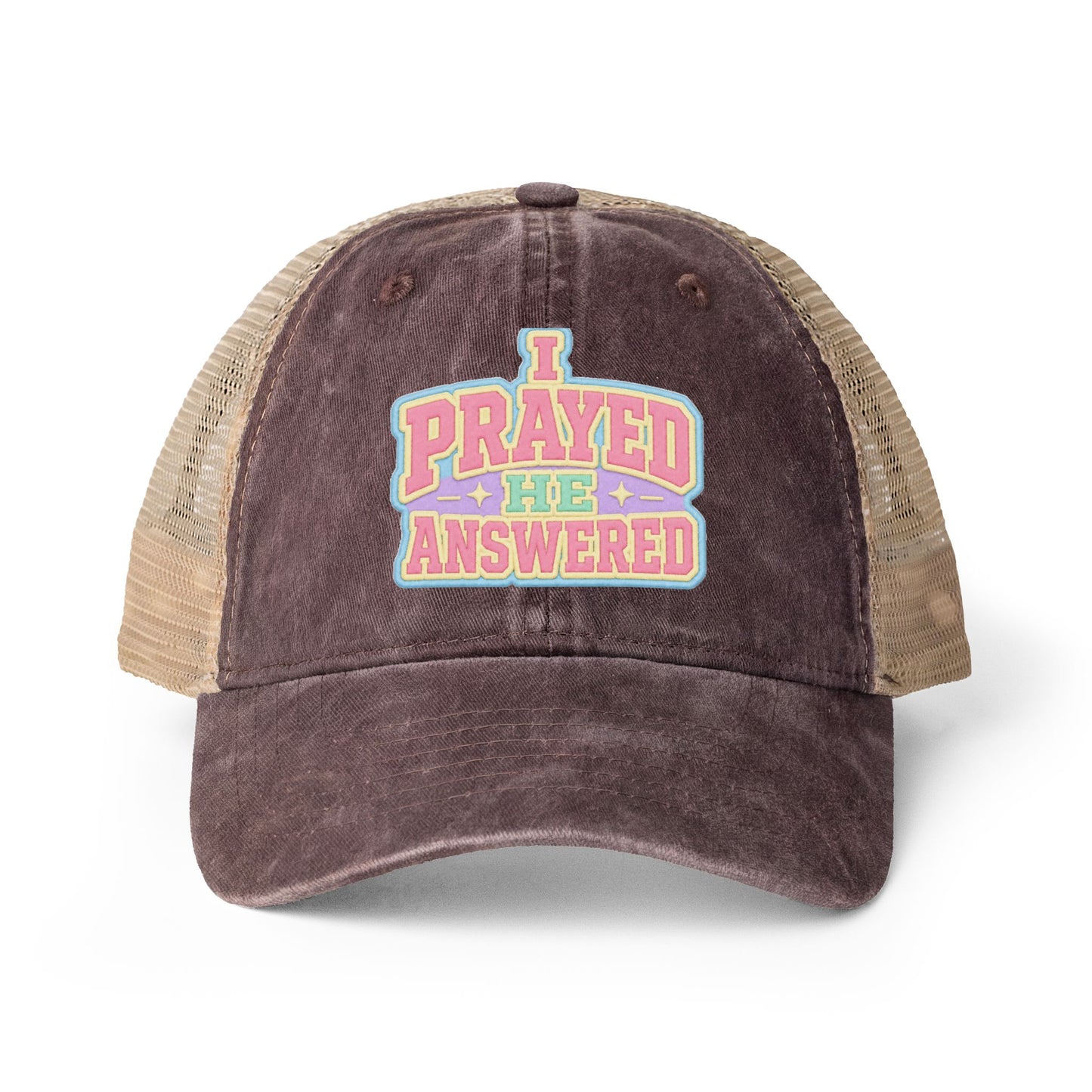 Women's Washed Mesh-Back Cap