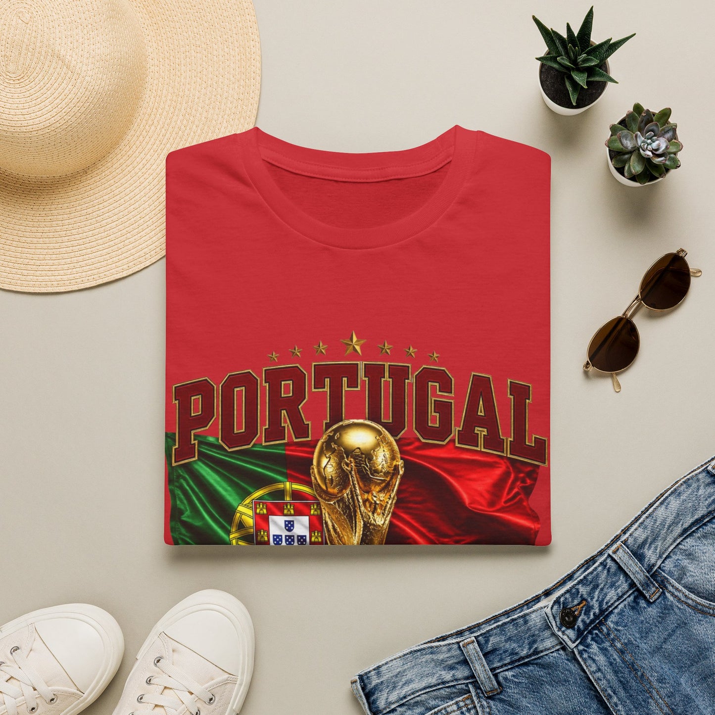Portugal 2026 World Cup T-Shirt — Football World Trophy Tee