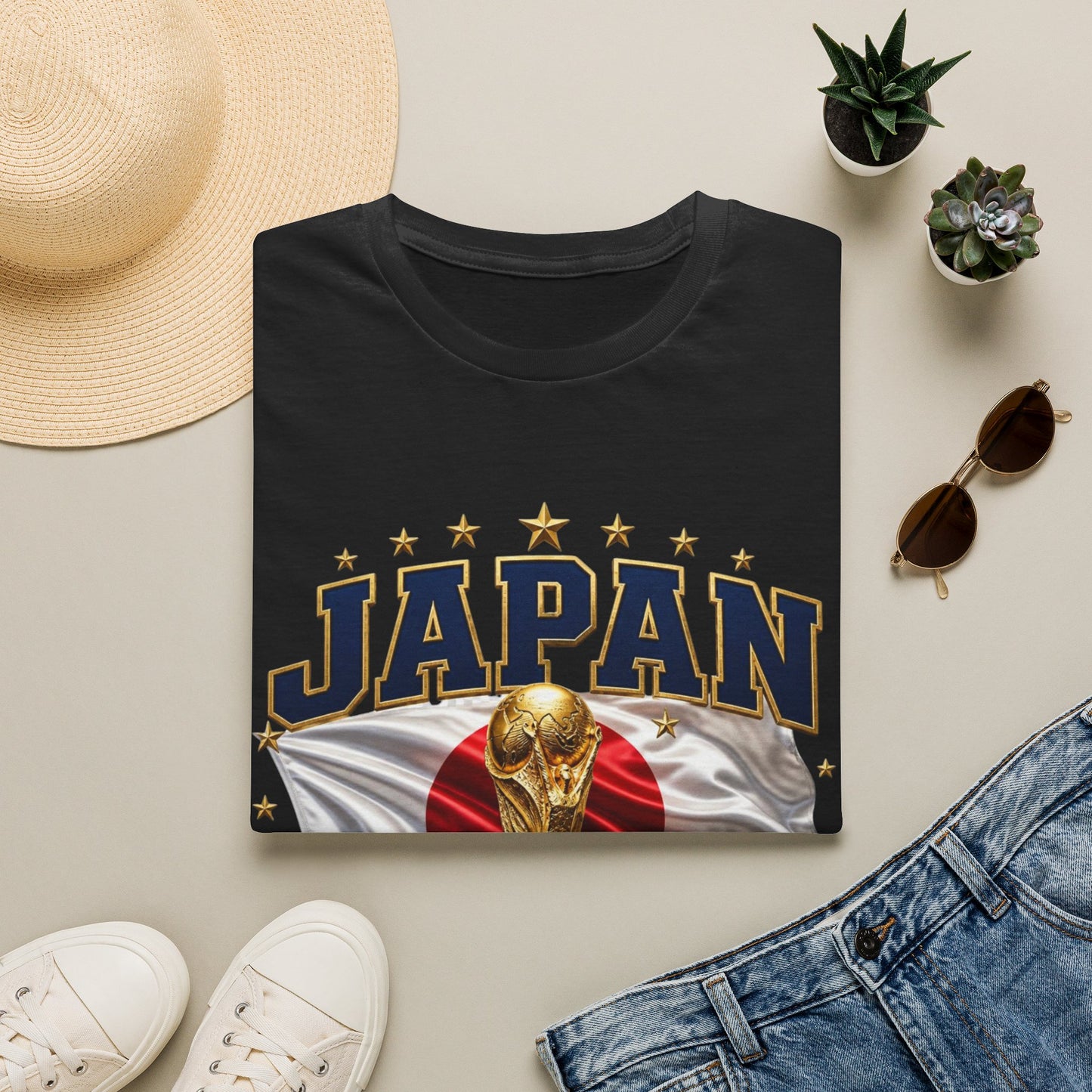 Japan 2026 World Cup T‑Shirt — Soccer Trophy Crest