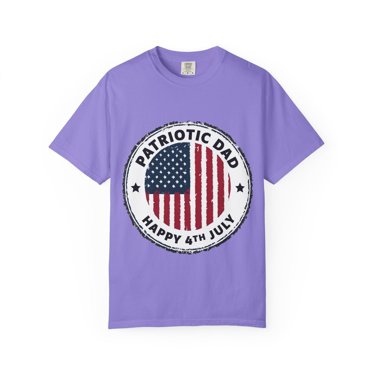 Patriotic Dad T-Shirt — Happy 4th of July American Flag Tee