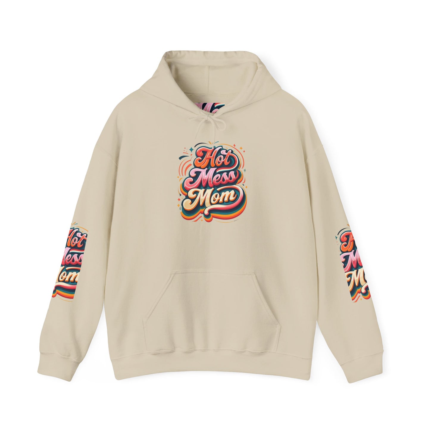Hot Mess Mom Hoodie — Retro Mom Life