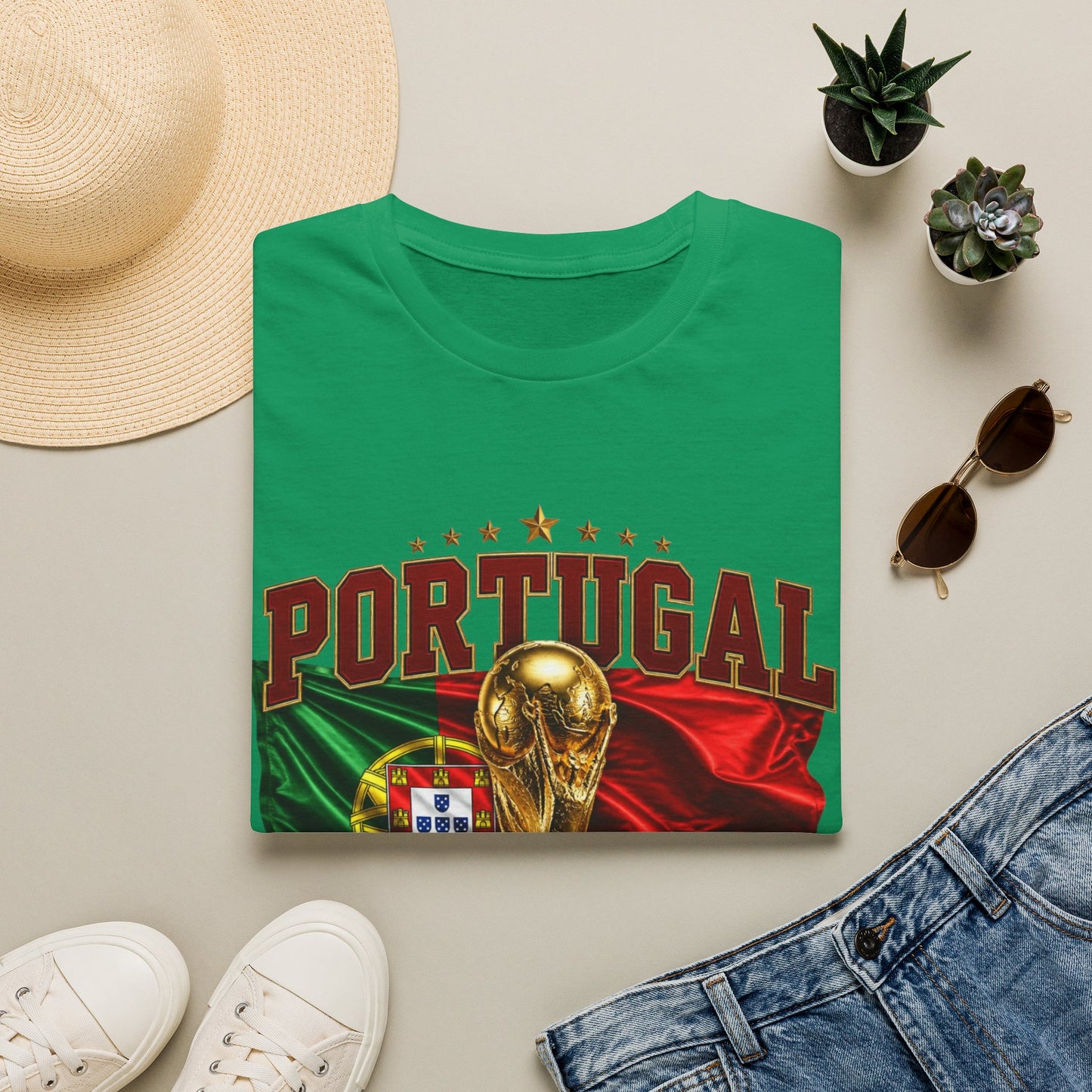 Portugal 2026 World Cup T-Shirt — Football World Trophy Tee