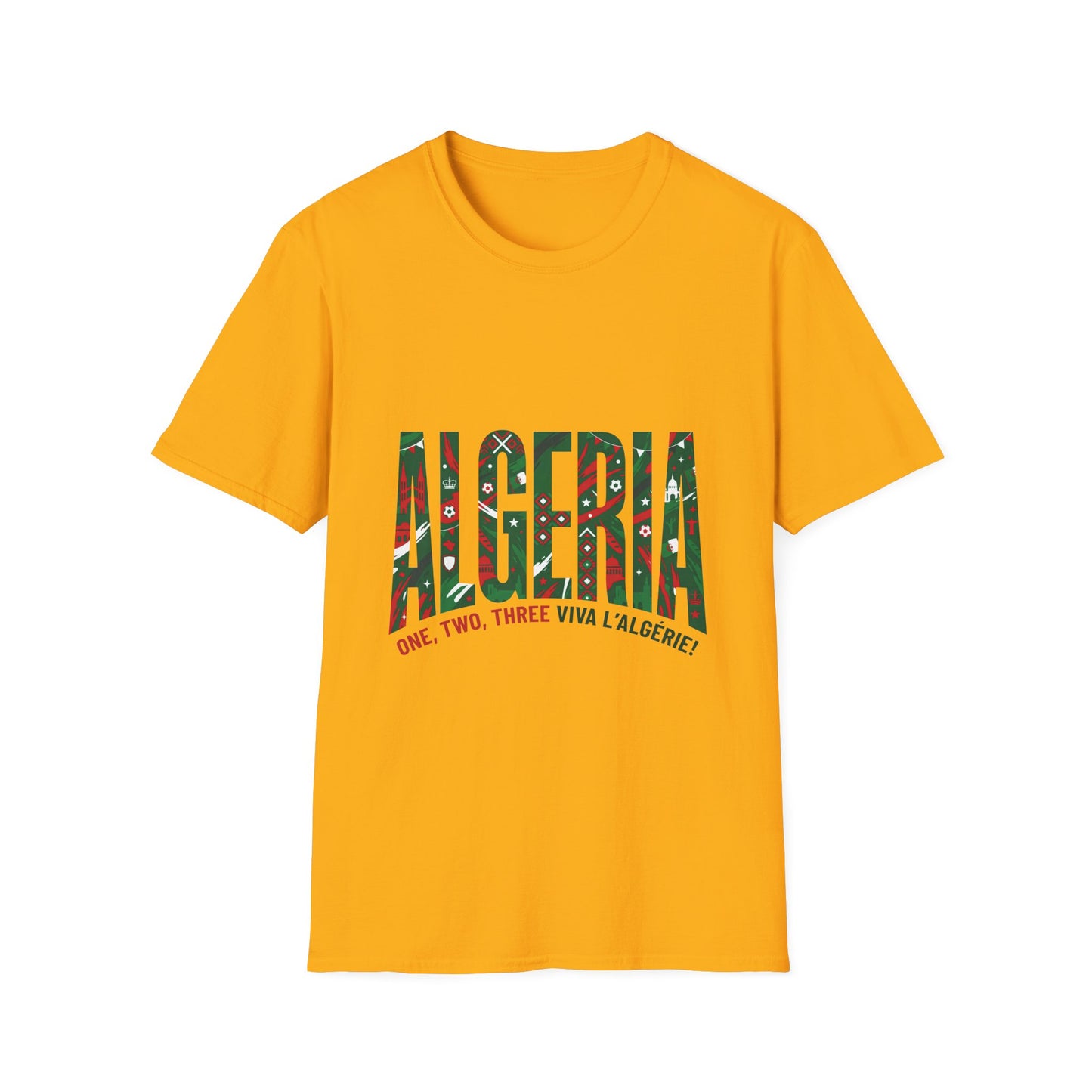 Algeria Flag Graphic T-Shirt — Viva L'Algérie Patriotic Tee