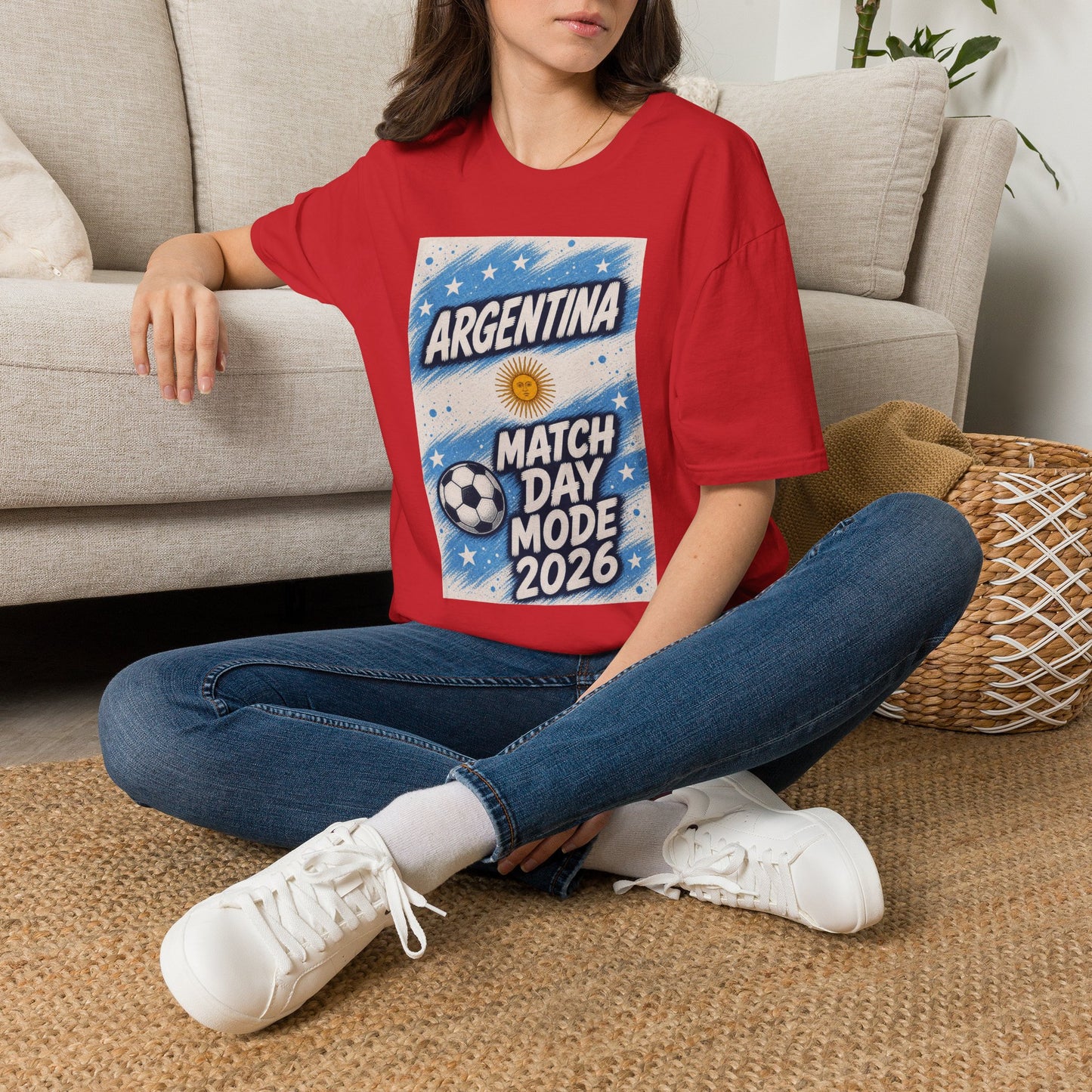 Argentina Match Day T-Shirt — Match Day Mode 2026 Soccer Fan Tee