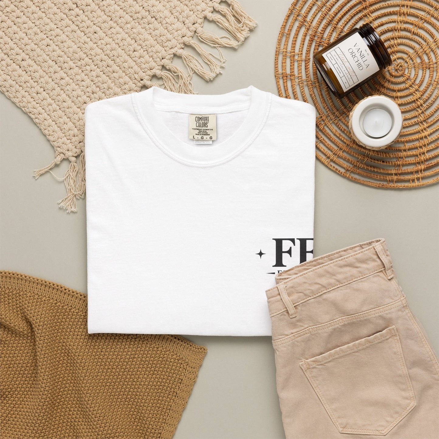 Floral Beach Vibes T-Shirt — Colorful Daisy & Palm Graphic Tee