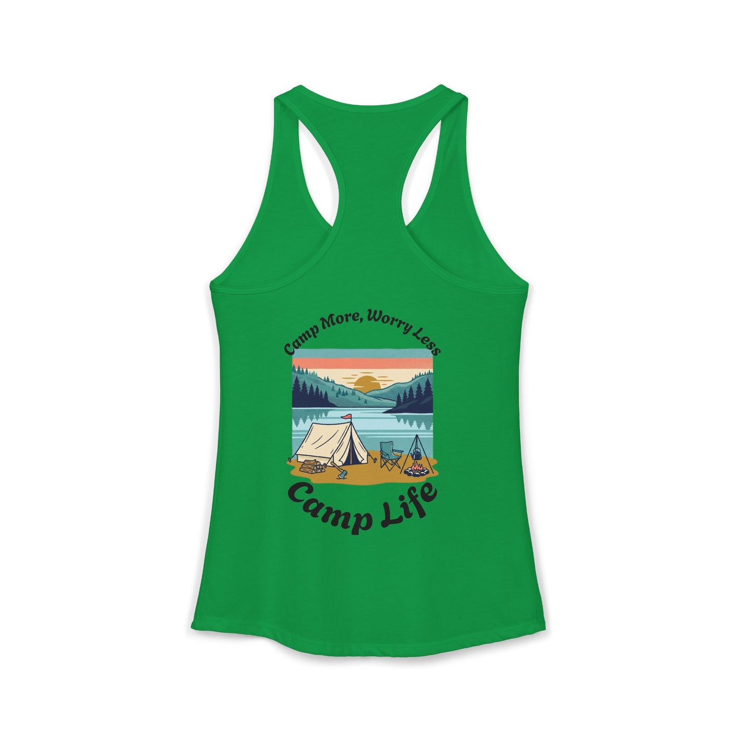 Women's "Camp Life" Ideal Racerback Tank