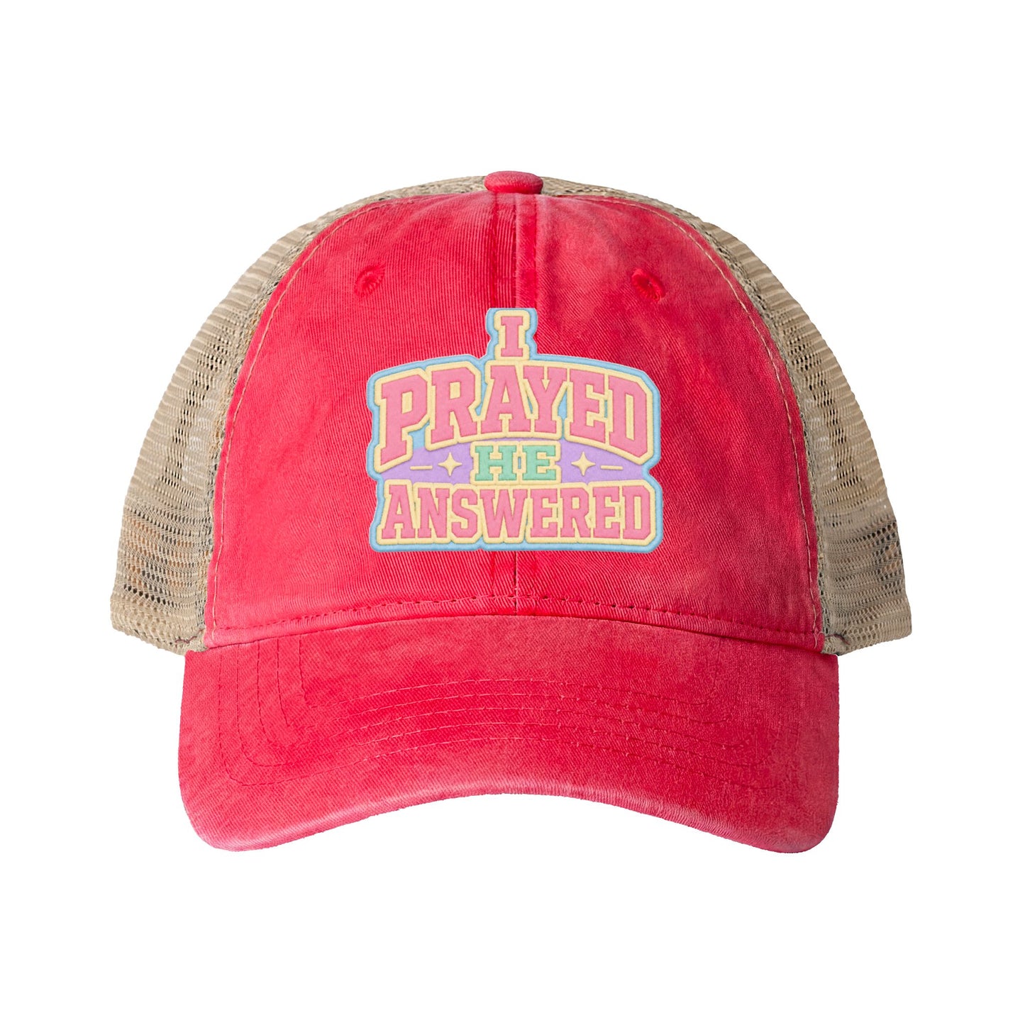 Women's Washed Mesh-Back Cap
