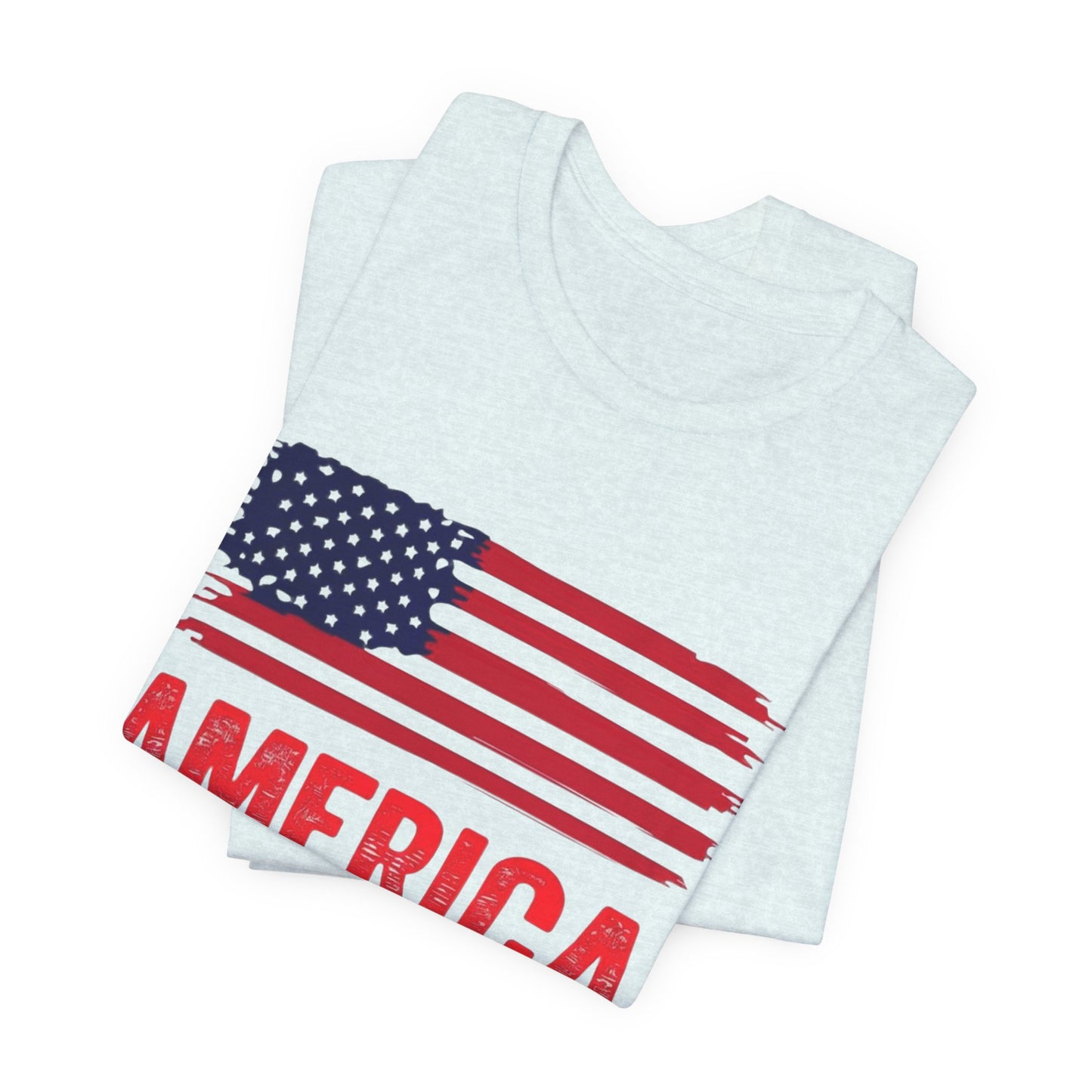 America Babe T-Shirt — Patriotic 4th of July Flag Tee