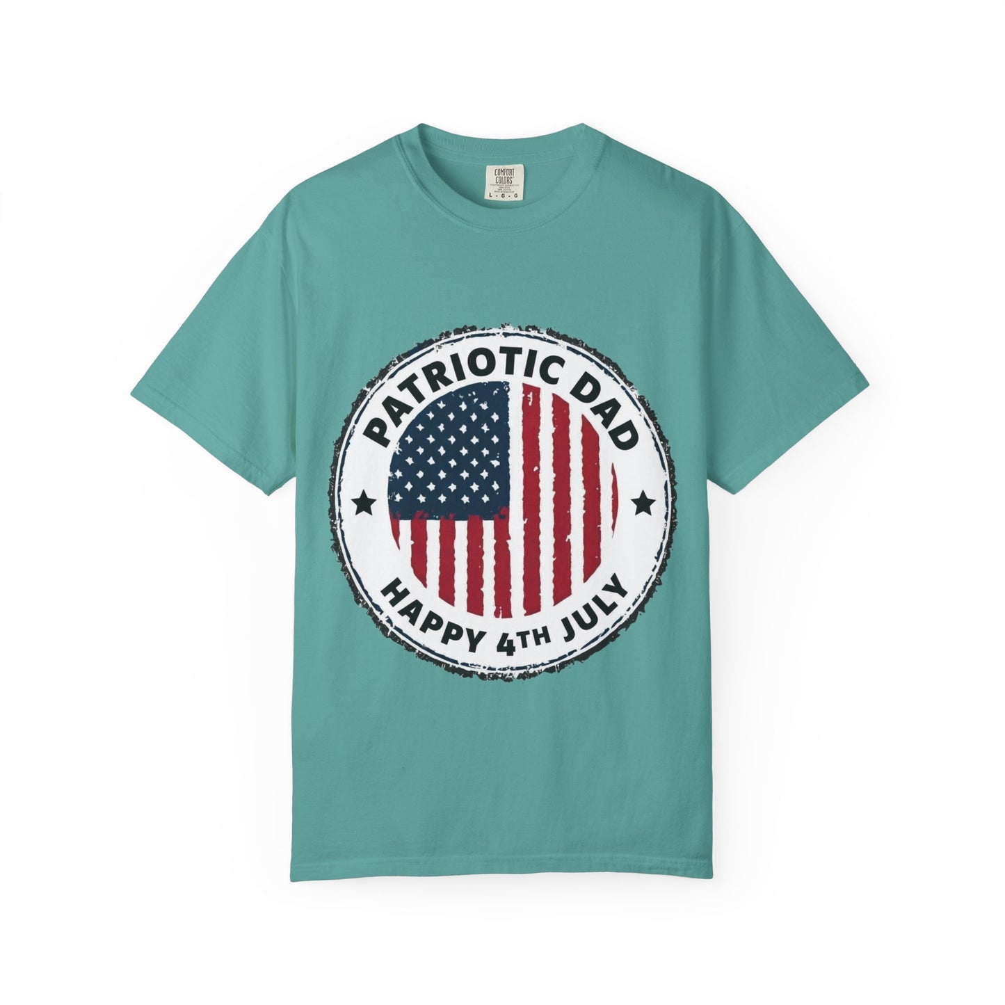 Patriotic Dad T-Shirt — Happy 4th of July American Flag Tee