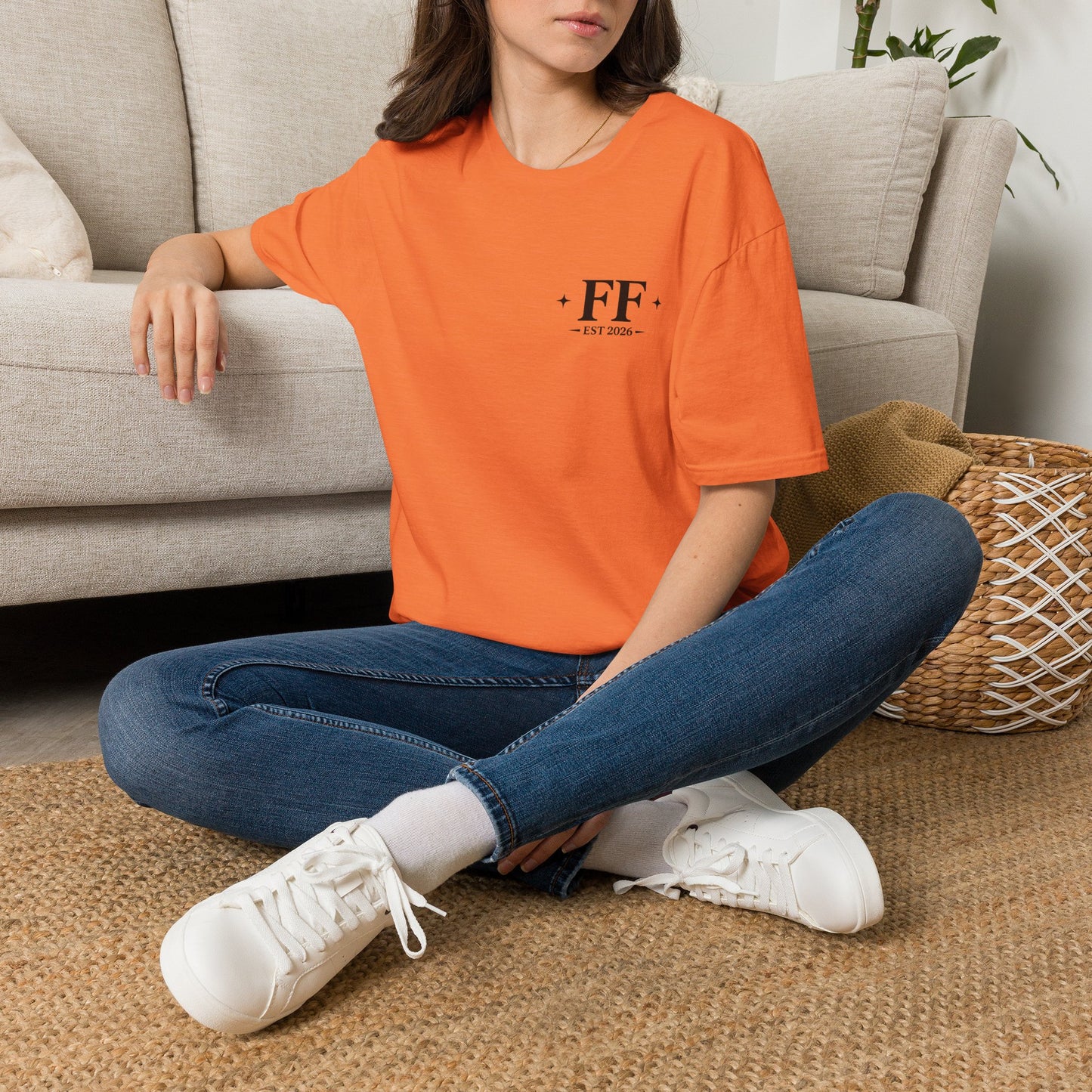 FF Est. 2026 Minimal Logo T-Shirt — Monogram Casual Tee