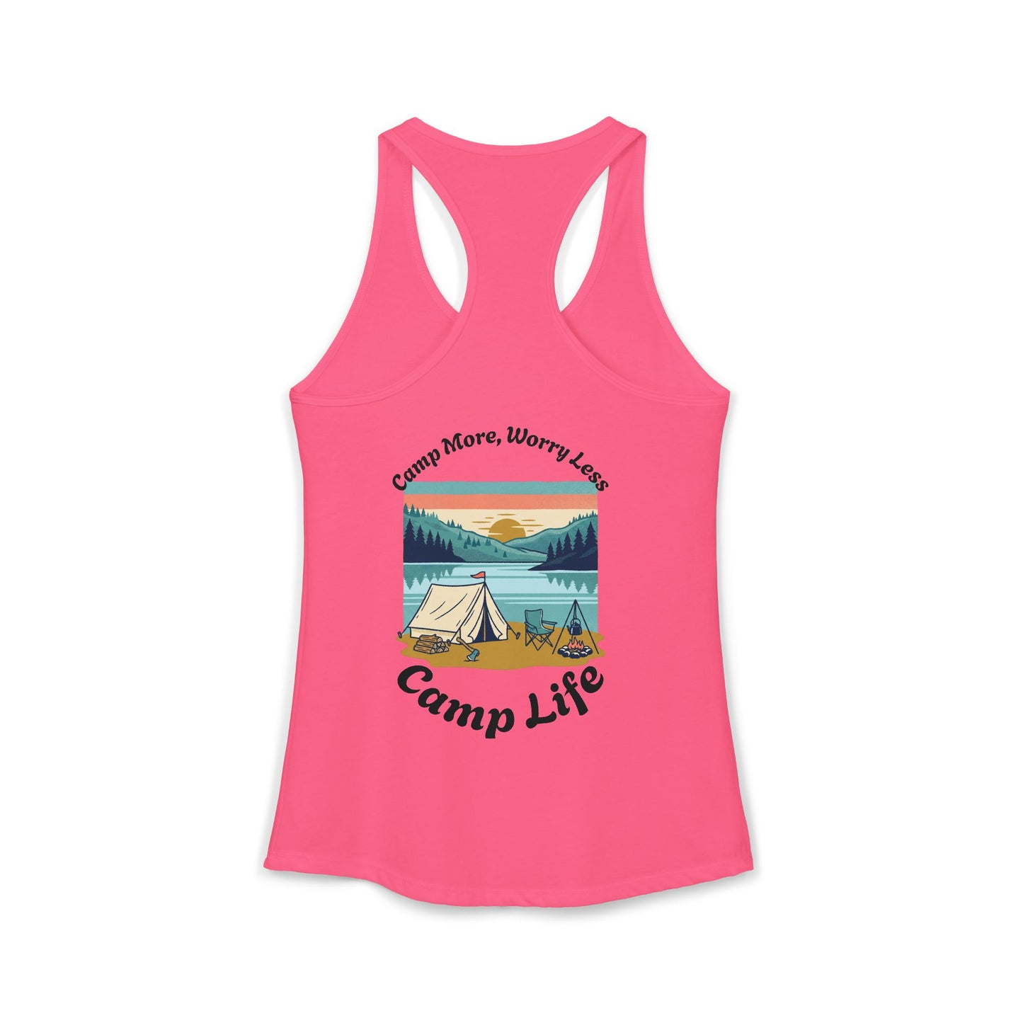 Women's "Camp Life" Ideal Racerback Tank