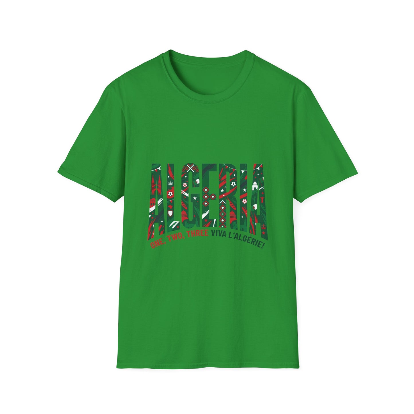 Algeria Flag Graphic T-Shirt — Viva L'Algérie Patriotic Tee