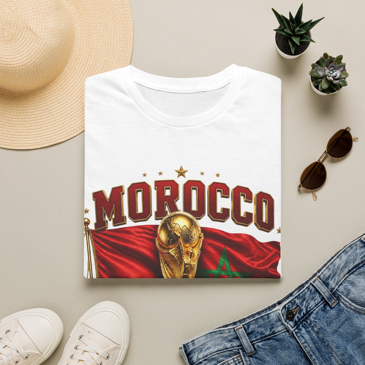 Morocco 2026 World Cup T-Shirt — Football World Cup Soccer Fan Tee