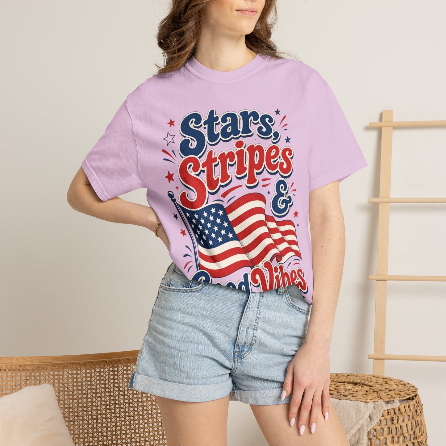 Stars, Stripes & Good Vibes T‑Shirt