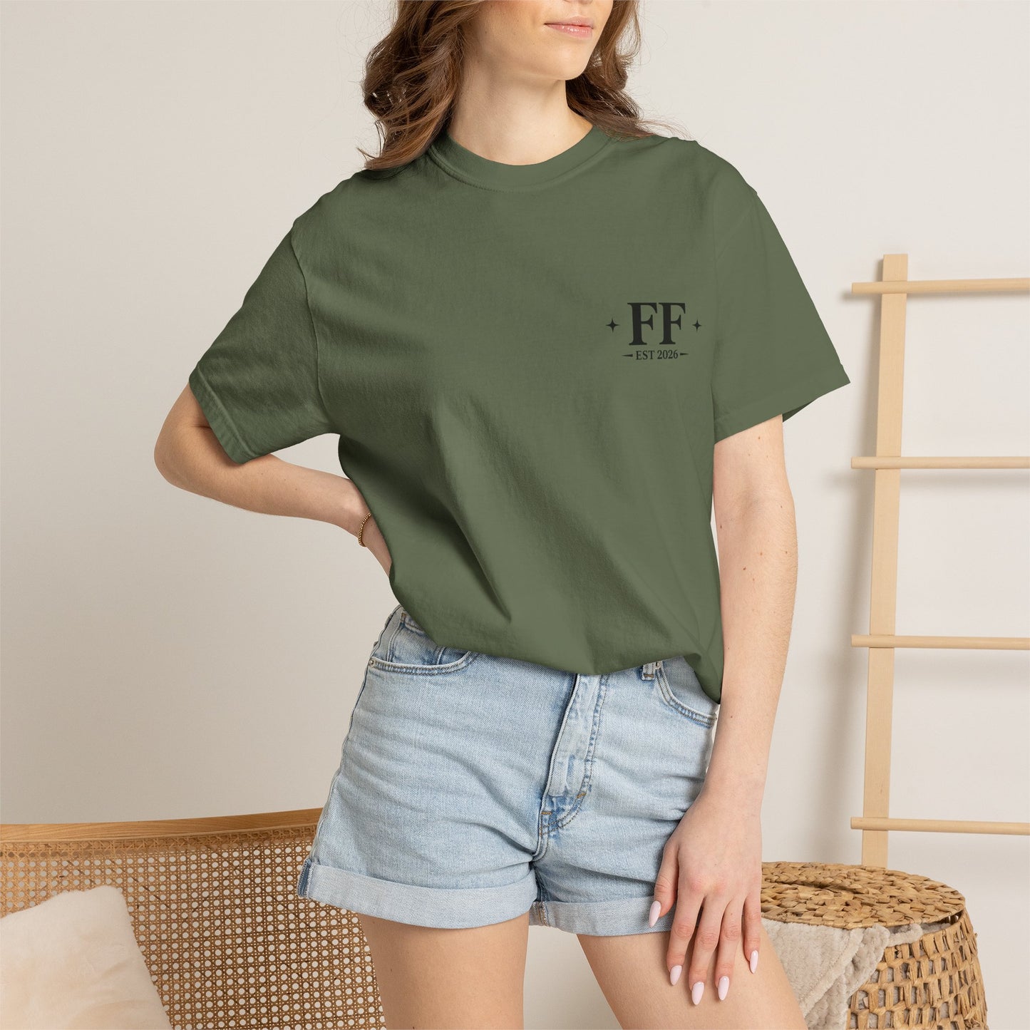 Floral Beach Vibes T-Shirt — Colorful Daisy & Palm Graphic Tee