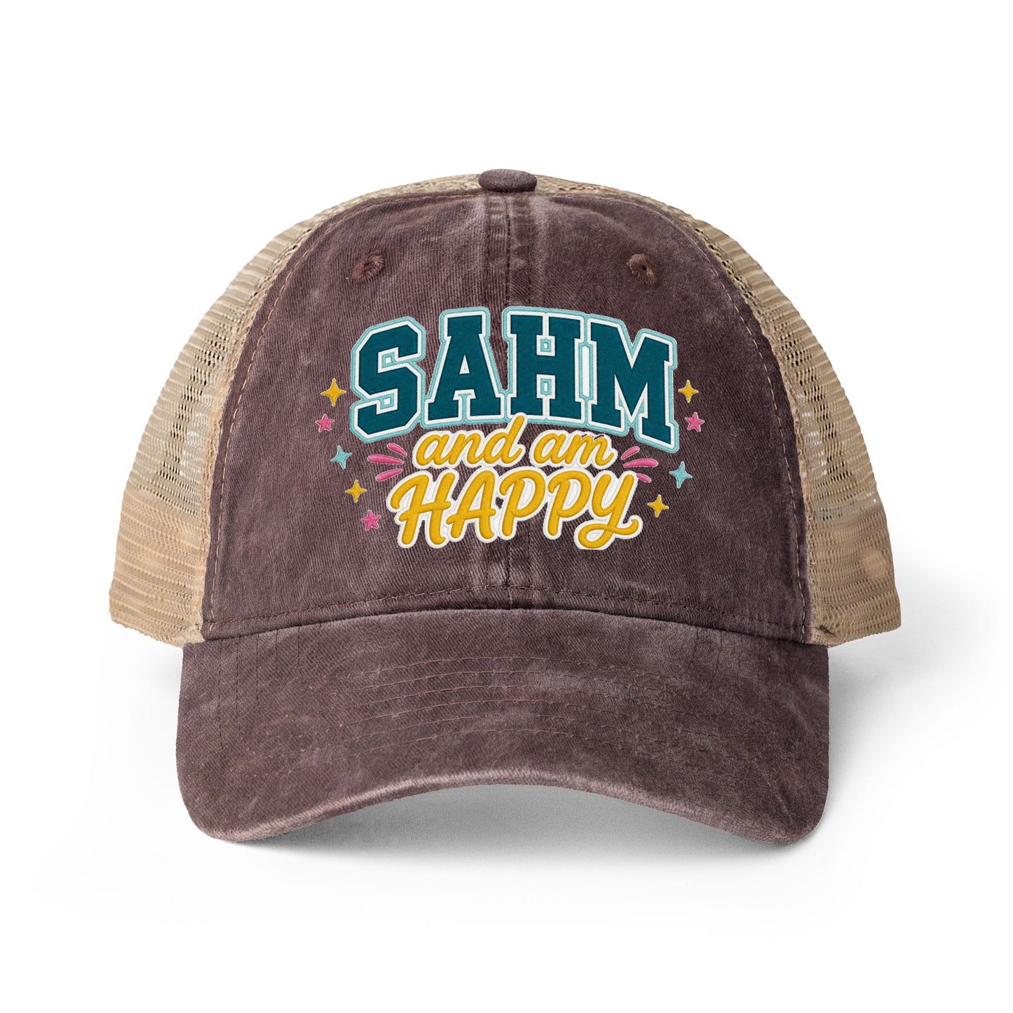 Women's Washed Mesh-Back Cap
