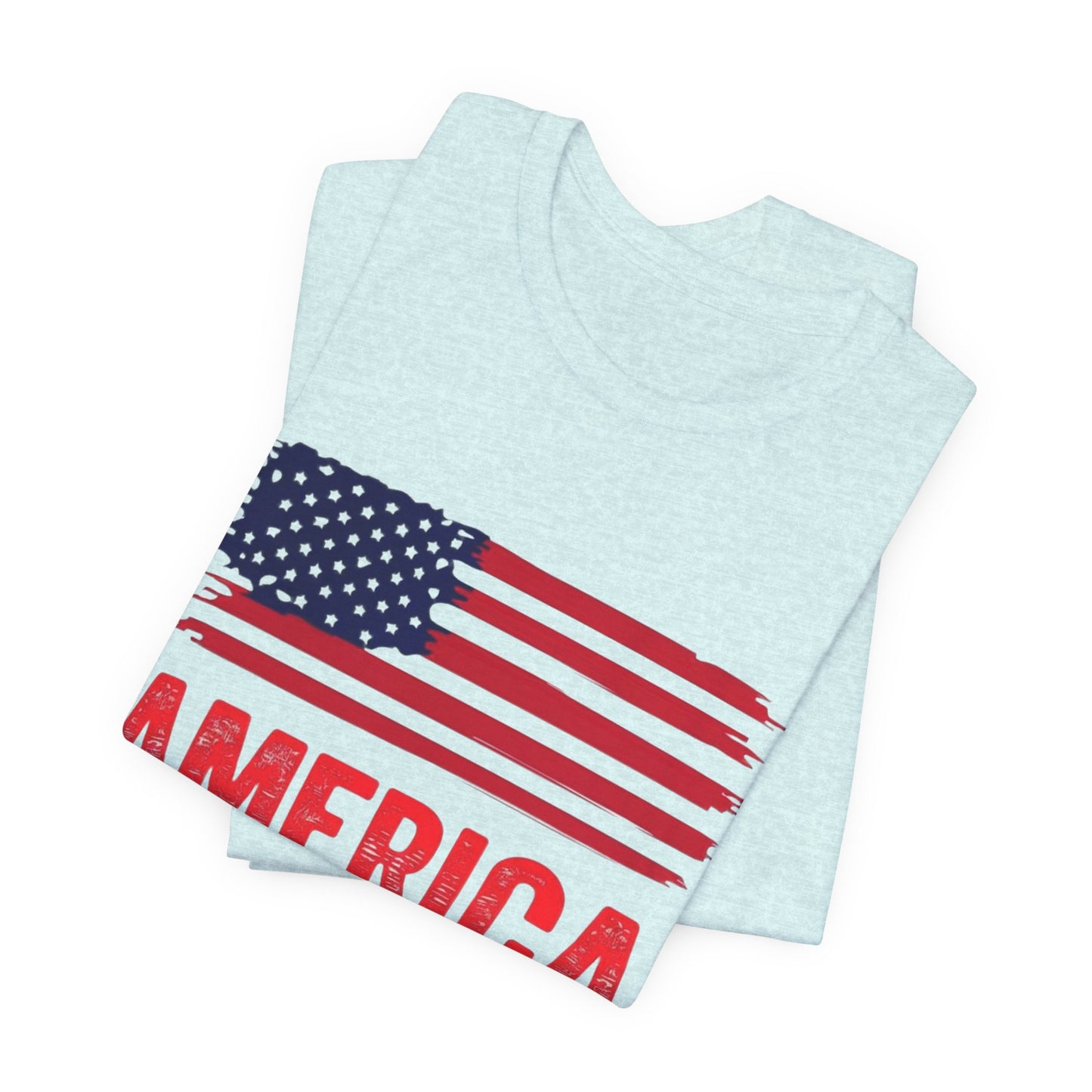 America Babe T-Shirt — Patriotic 4th of July Flag Tee