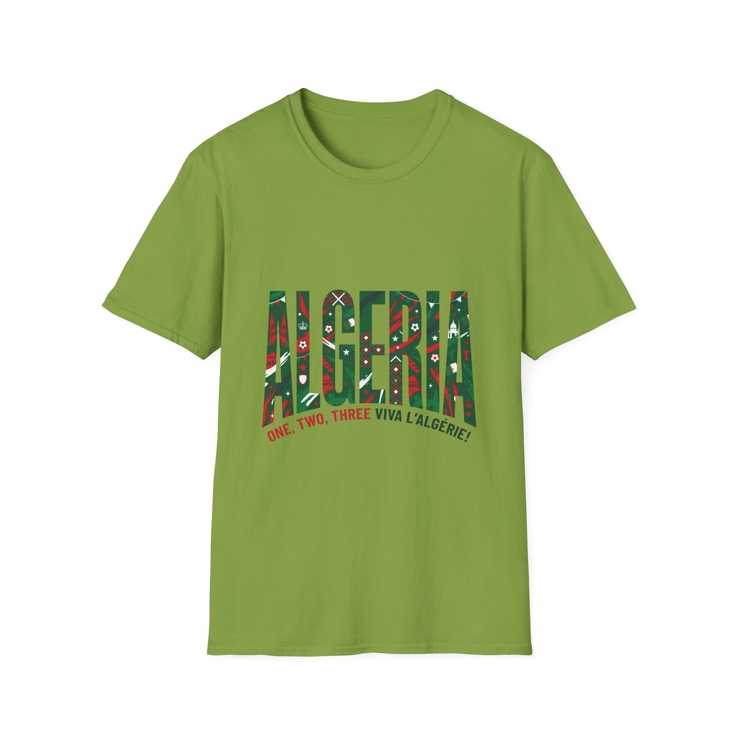 Algeria Flag Graphic T-Shirt — Viva L'Algérie Patriotic Tee