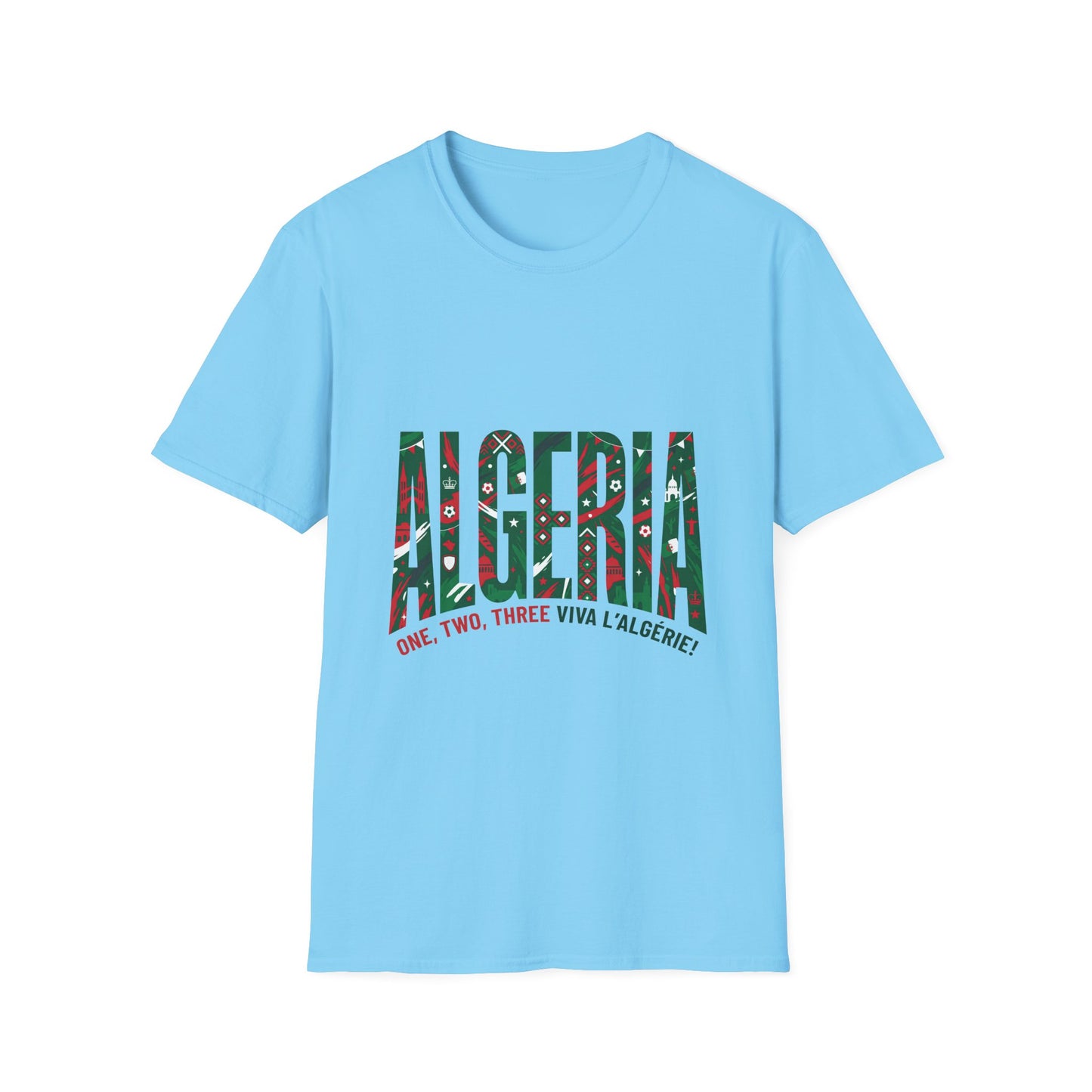 Algeria Flag Graphic T-Shirt — Viva L'Algérie Patriotic Tee