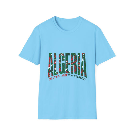 Algeria Flag Graphic T-Shirt — Viva L'Algérie Patriotic Tee