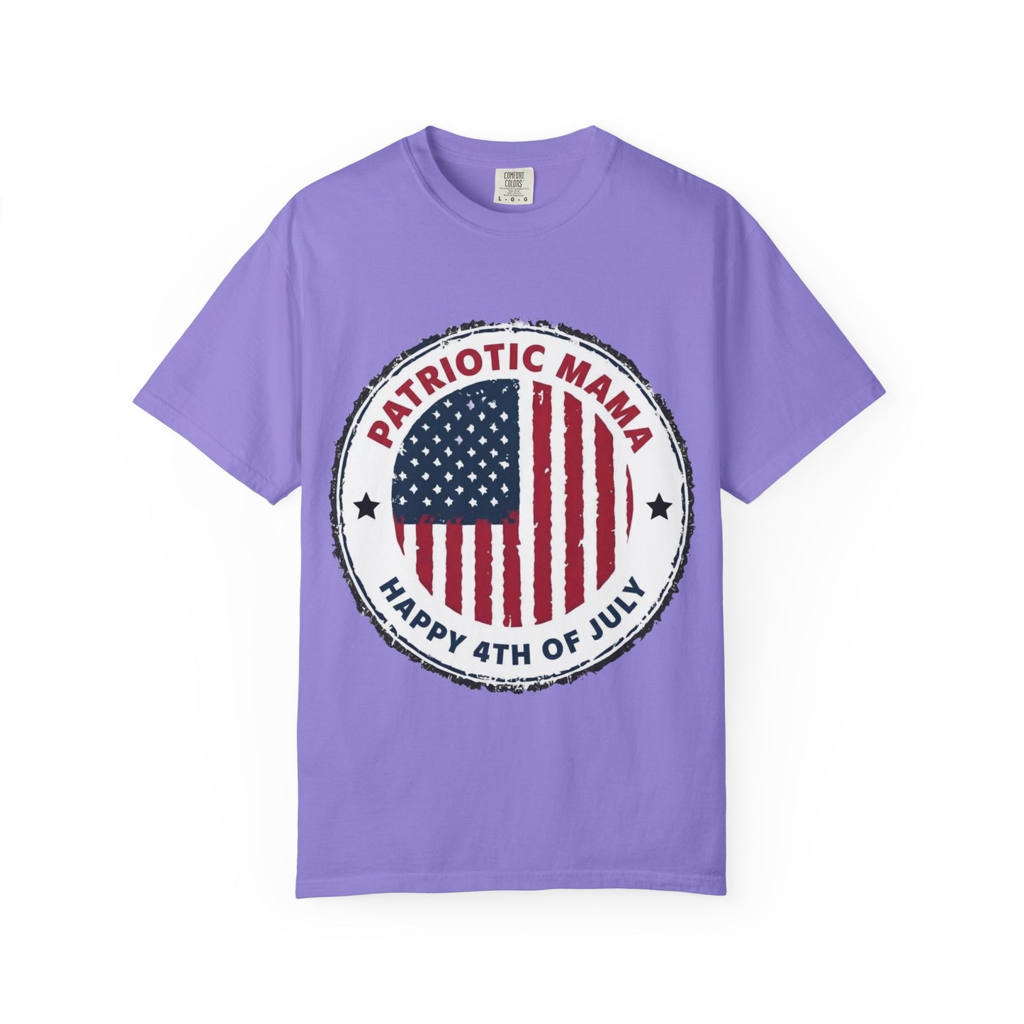 Patriotic Mama T-Shirt — Happy 4th of July American Flag Tee