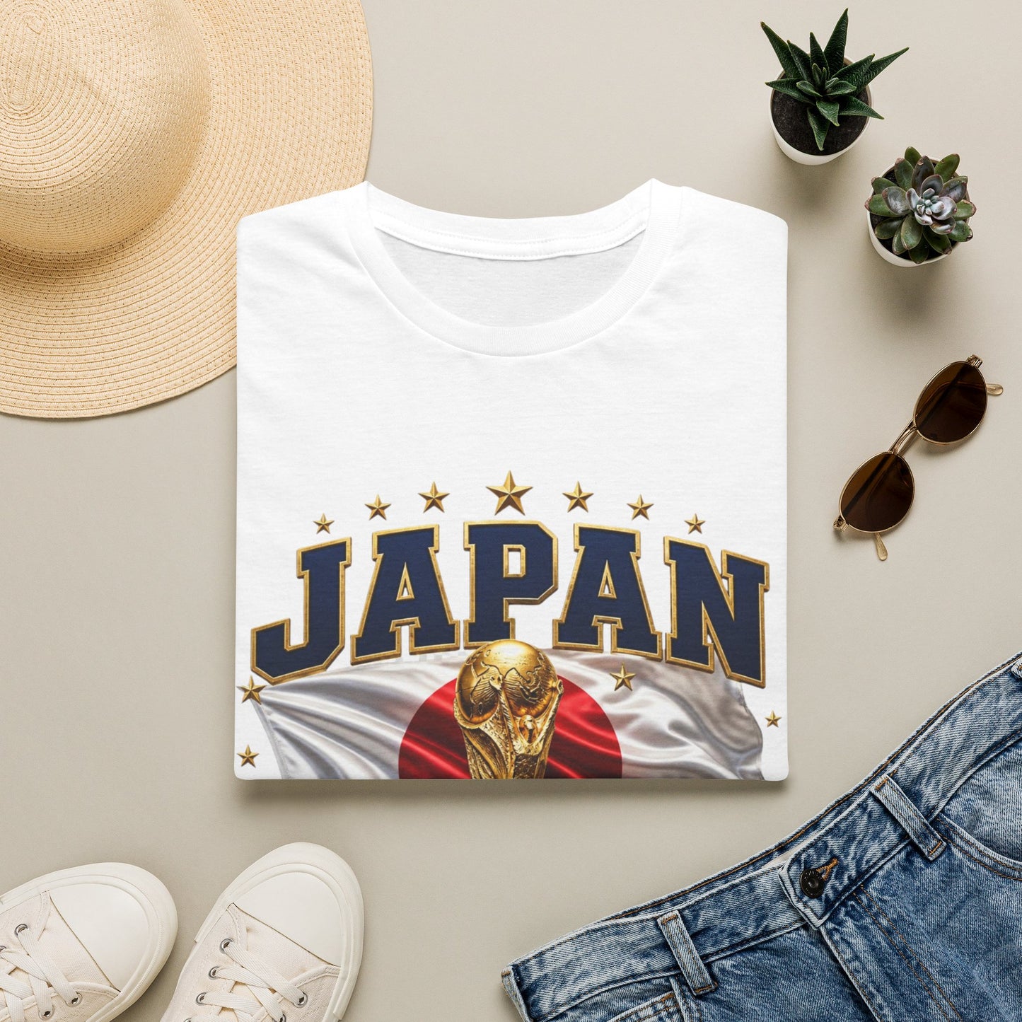 Japan 2026 World Cup T‑Shirt — Soccer Trophy Crest