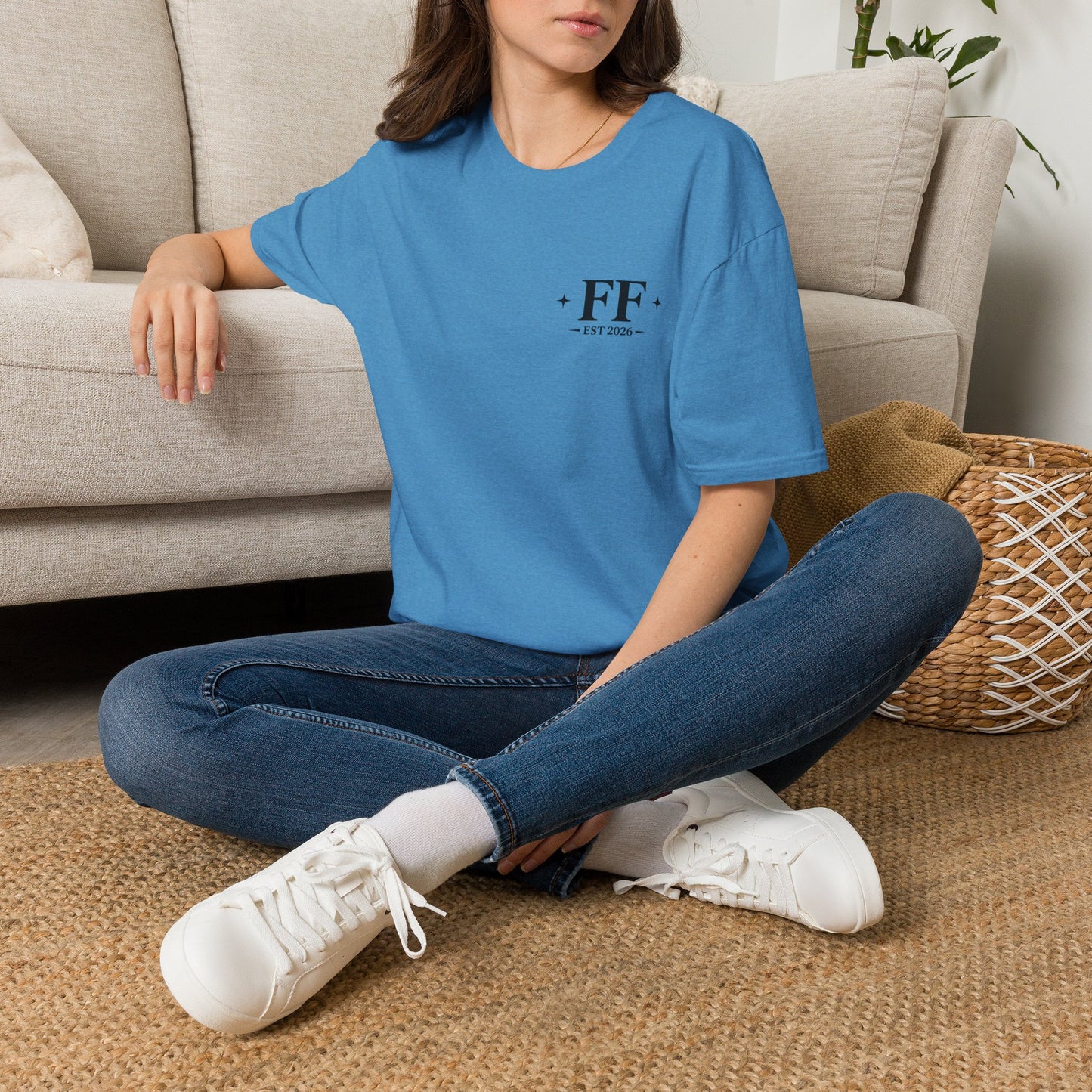 FF Est. 2026 Minimal Logo T-Shirt — Monogram Casual Tee