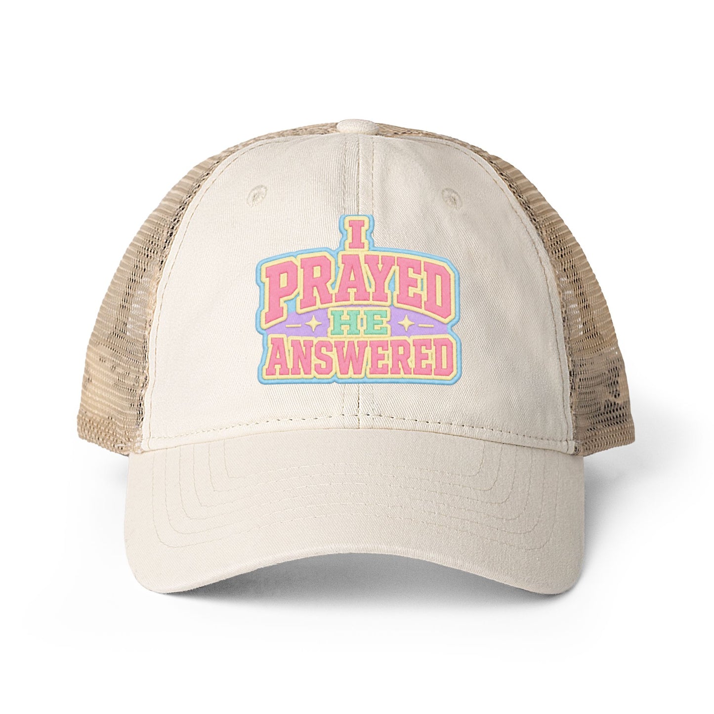 Women's Washed Mesh-Back Cap