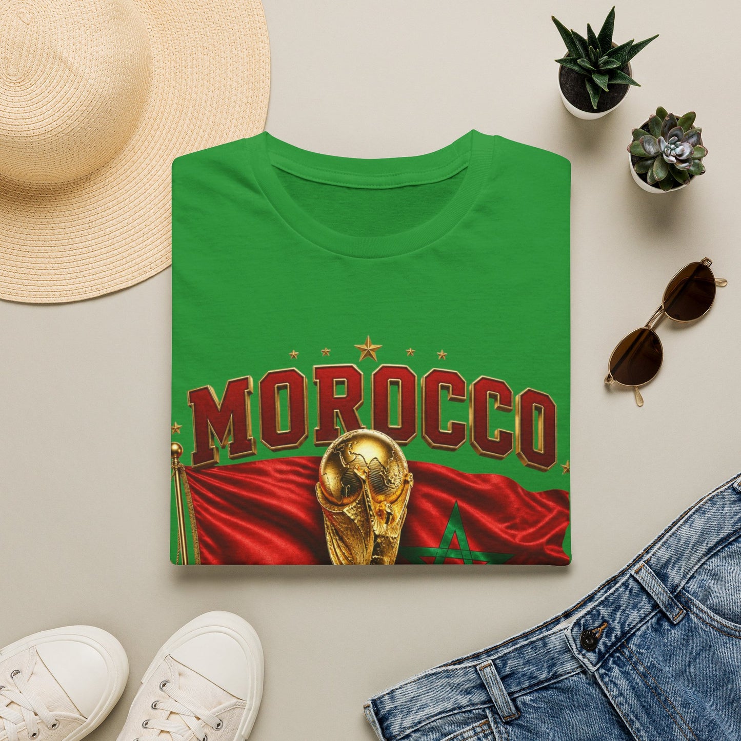 Morocco 2026 World Cup T-Shirt — Football World Cup Soccer Fan Tee