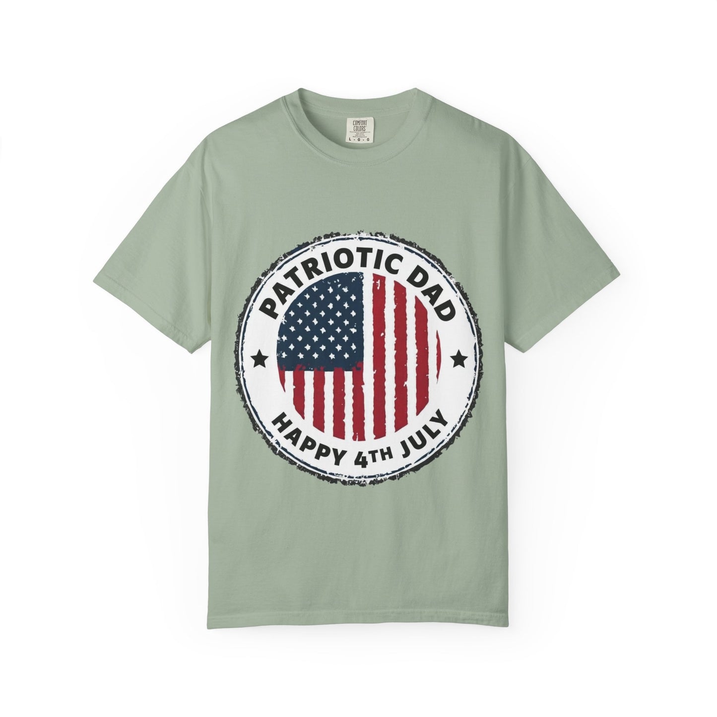 Patriotic Dad T-Shirt — Happy 4th of July American Flag Tee