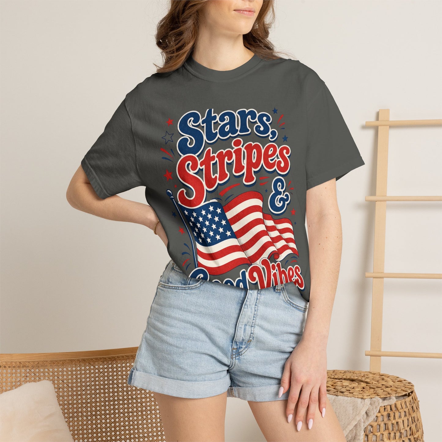 Stars, Stripes & Good Vibes T‑Shirt